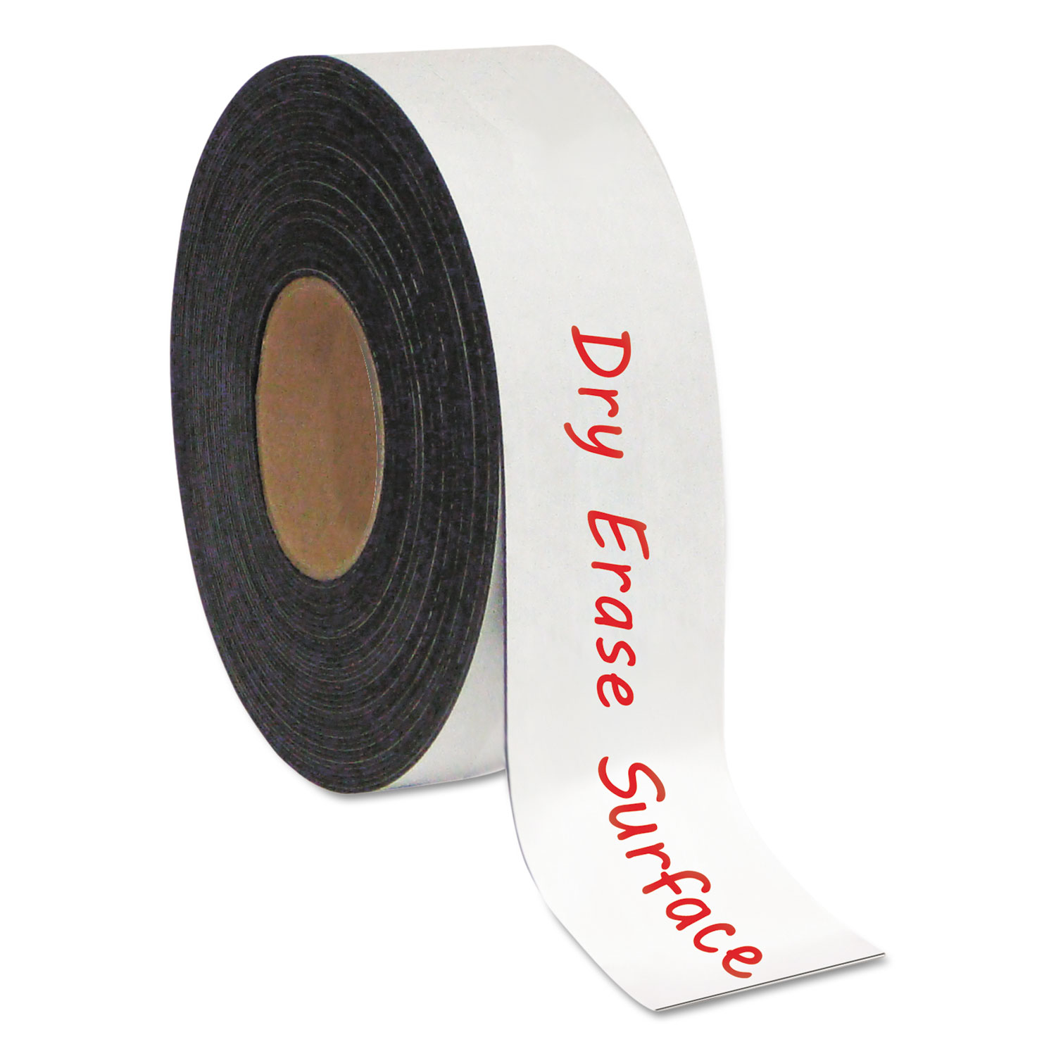 MasterVision BVCFM2503 7/8 x 6 Yellow Magnetic Dry Erase Tape Strip -  25/Pack