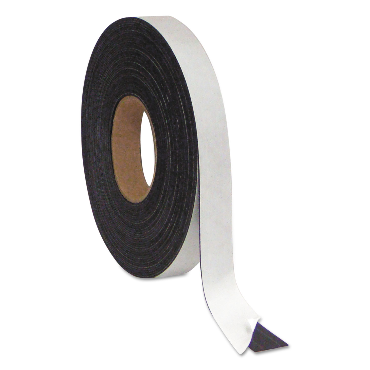 MasterVision 1x50' Adhesive Magnetic Tape - Black