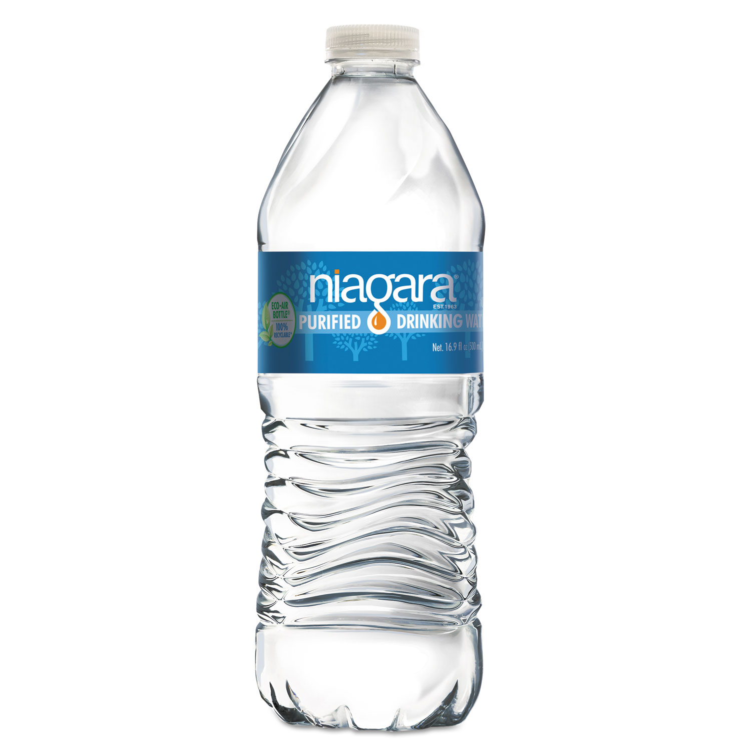 Niagara 24-Pack 8-fl oz Purified Bottled Water in the Water department at
