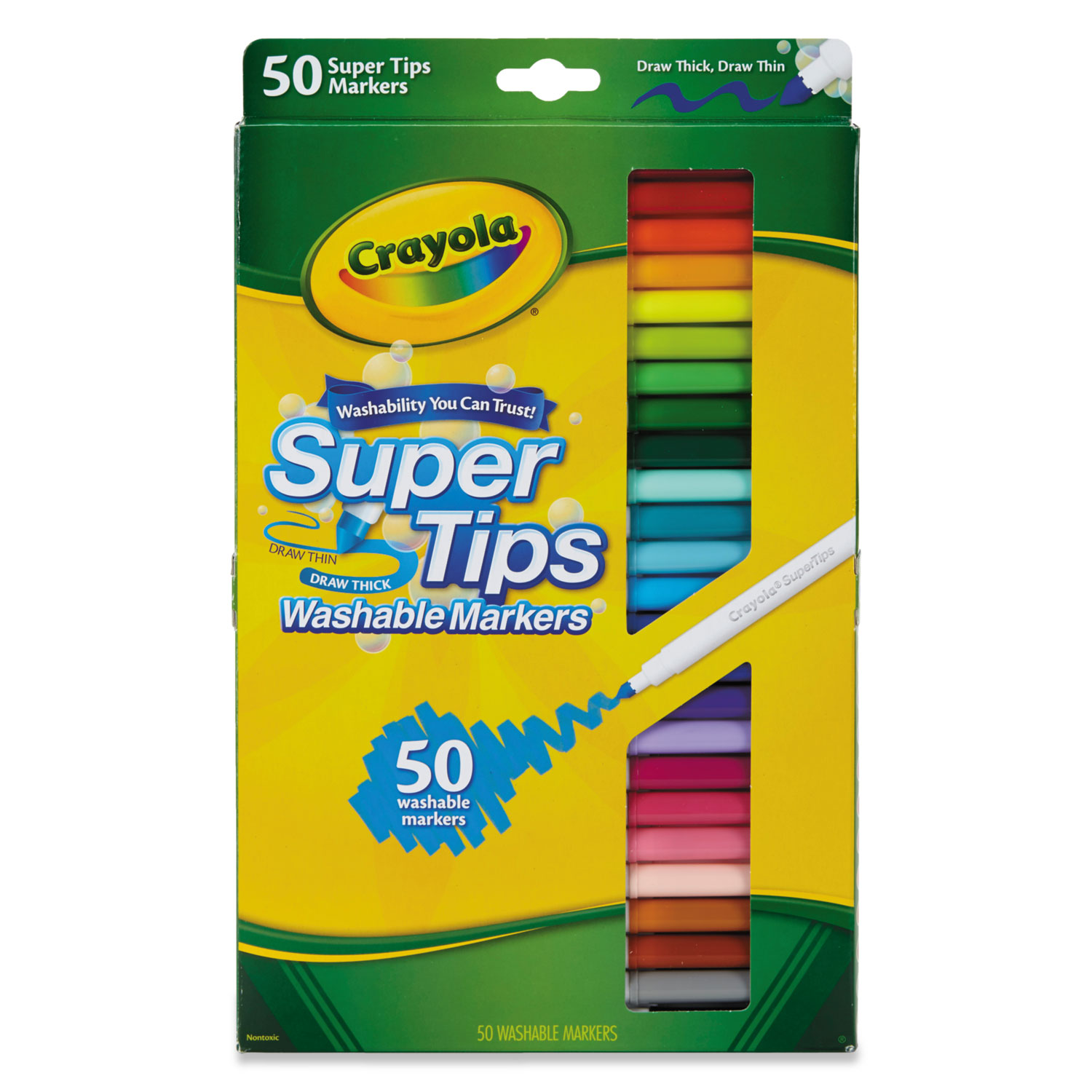 Crayola Washable Super Tips Markers - CYO585050 