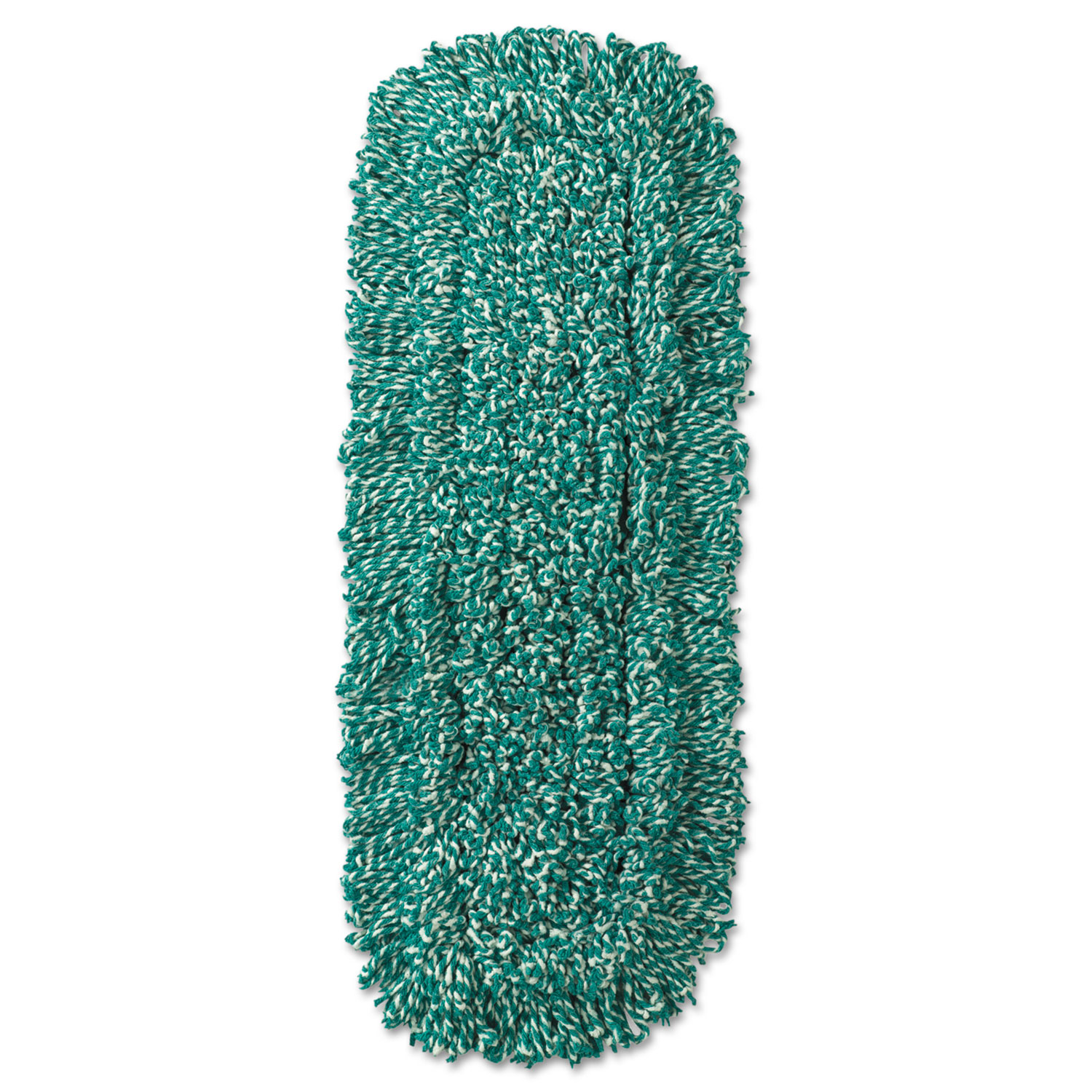 HYGEN Microfiber Fringed Dust Mop Pad, 24w x 9d, Green