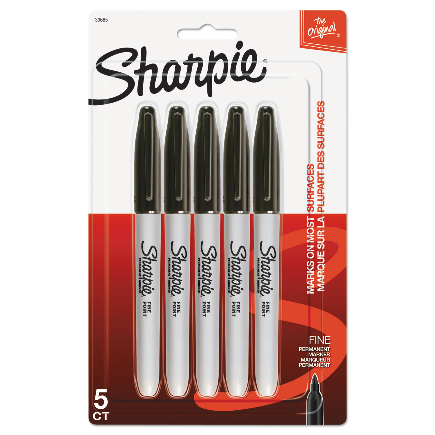 Sharpie 2pk Permanent Markers Fine Tip Black