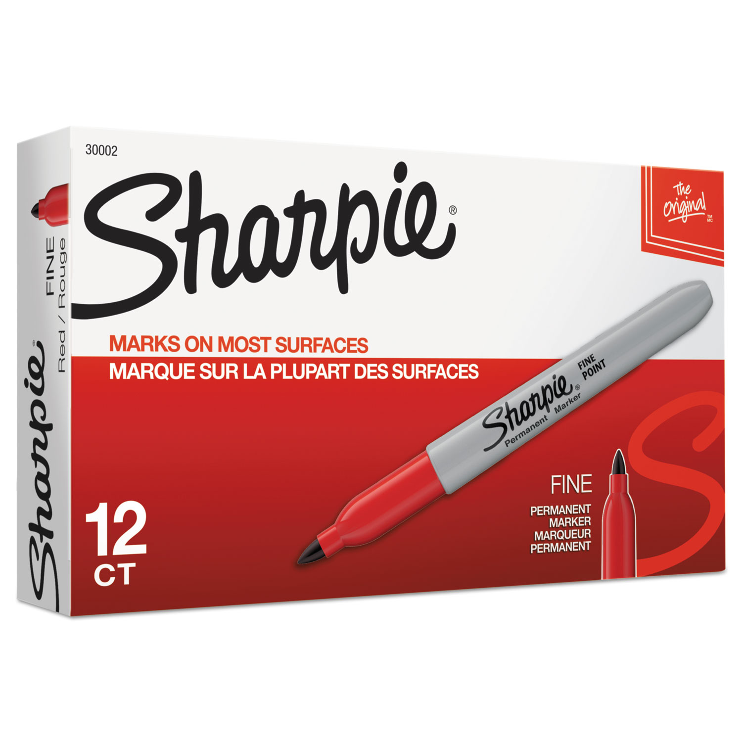 Sharpie Fine Point Permanent Marker - Red