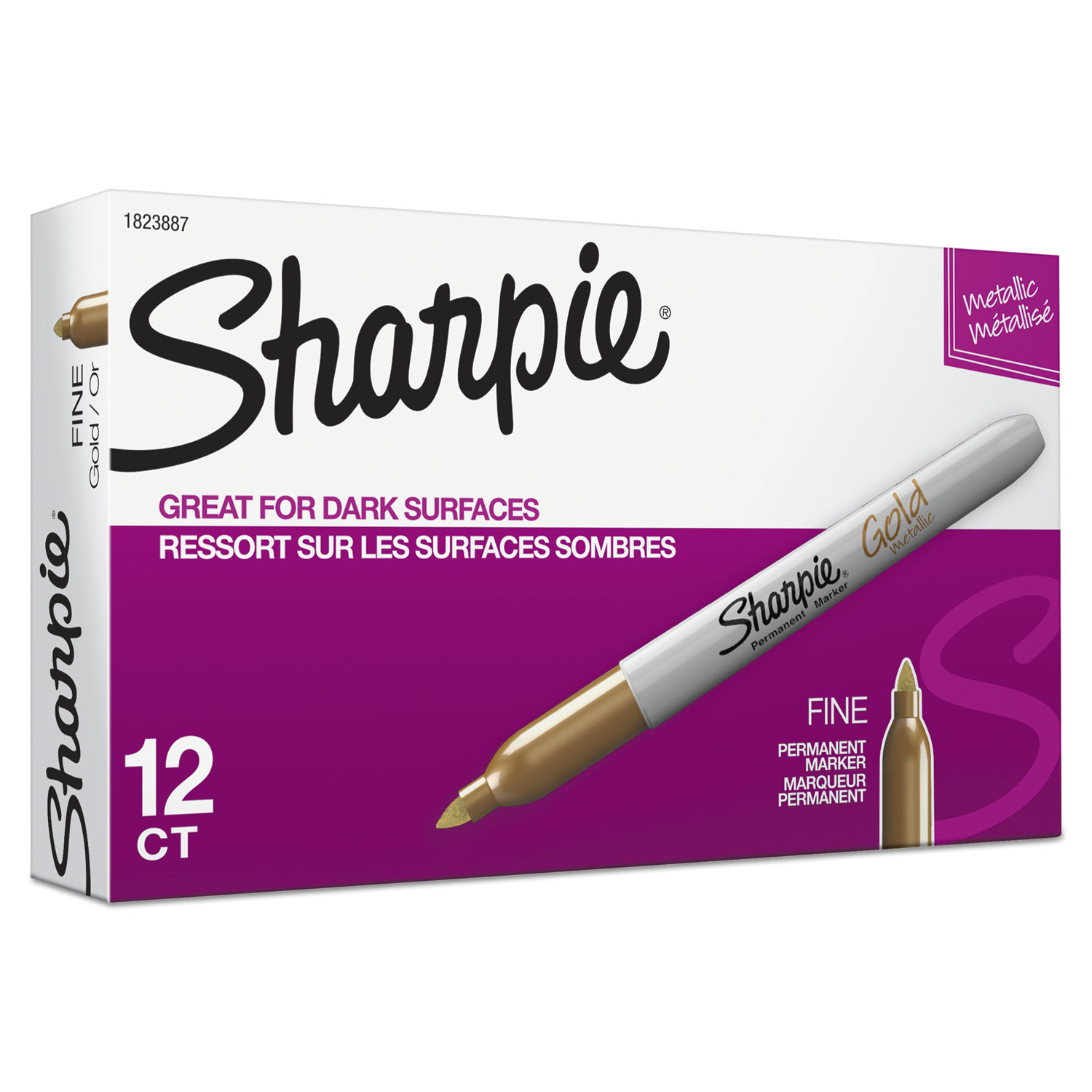 Metallic Fine Point Permanent Markers by Sharpie® SAN1823887