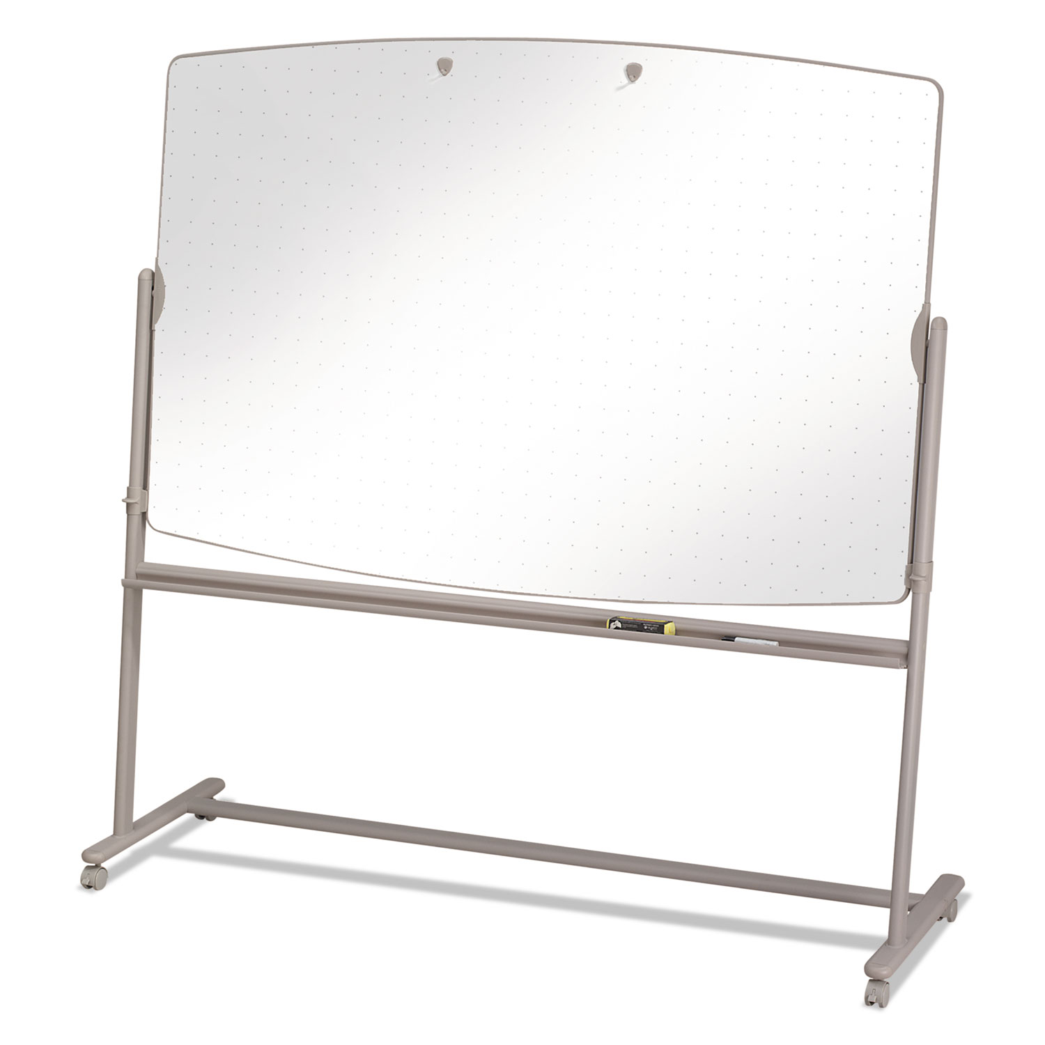 Total Erase Reversible Mobile Presentation Easel, Large, 72 x 48, White Surface, Neutral/Beige Steel Frame Total Erase Reversible Mobile Presentation Easel, Large, 72 x 48, White Surface, Neutral/Beige Steel Frame
