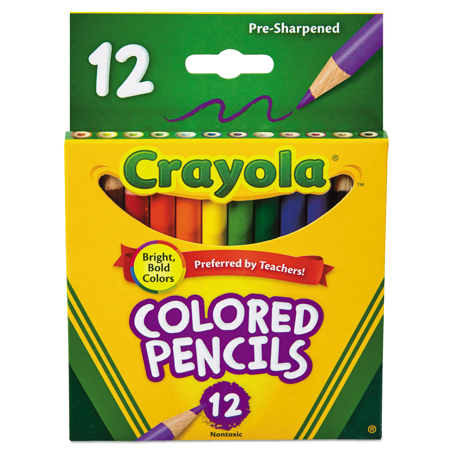 Mini Crayola Colored Pencils, Set of 12 Assorted Colors – Absolutely EVO