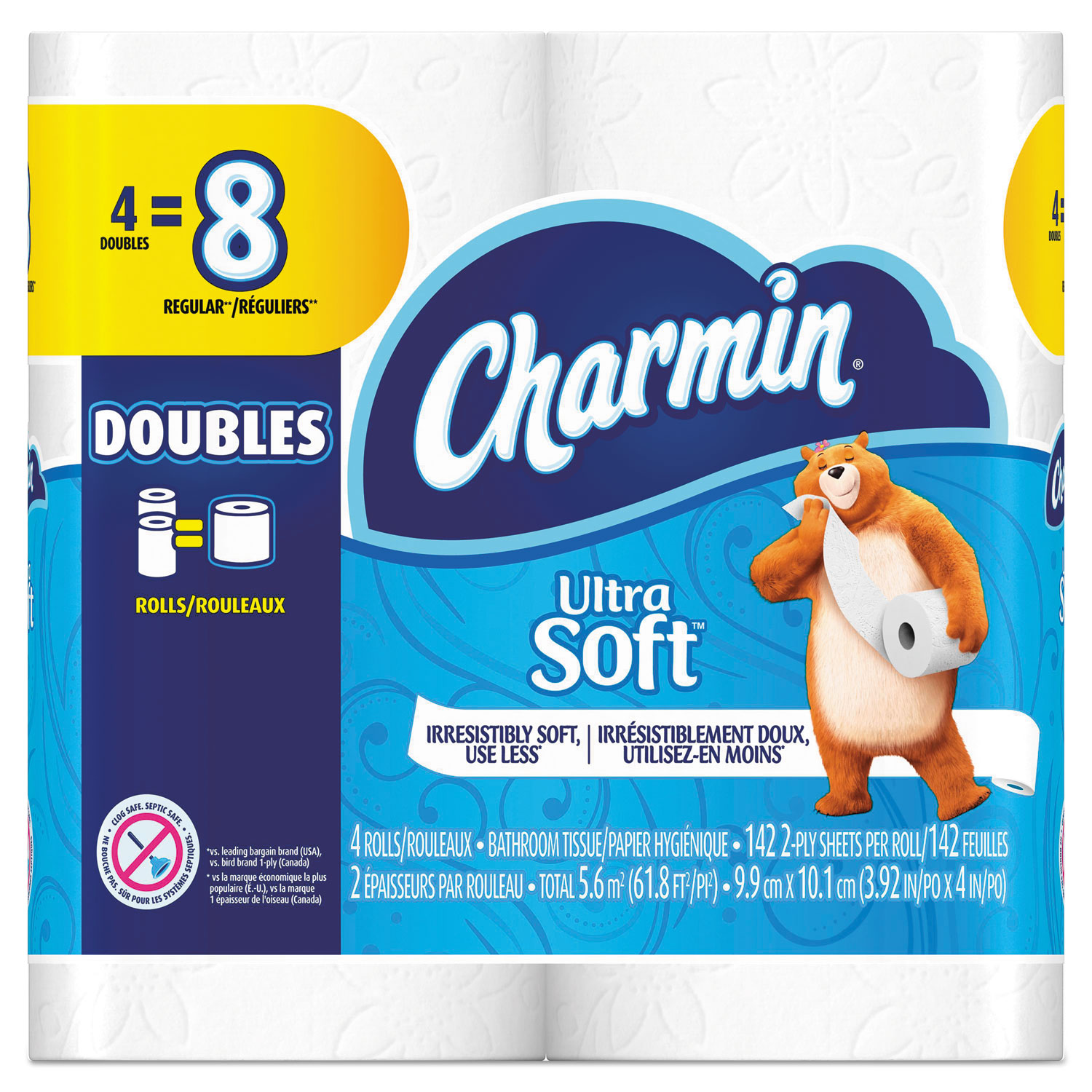 Charmin Ultra Soft Toilet Paper Mega Roll, 244 Sheets per Roll, 18 Count | Homeoffice