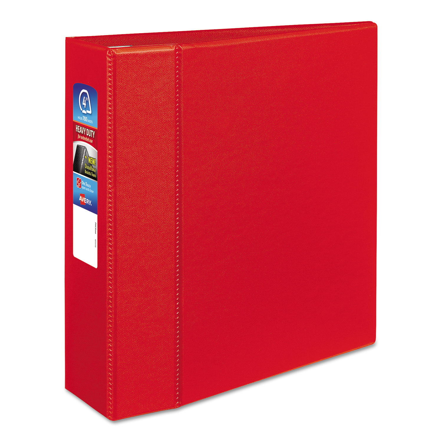 Avery Heavy Duty View 3 Ring Binder With Locking One Touch EZD Rings 2 D  Rings Red - Office Depot