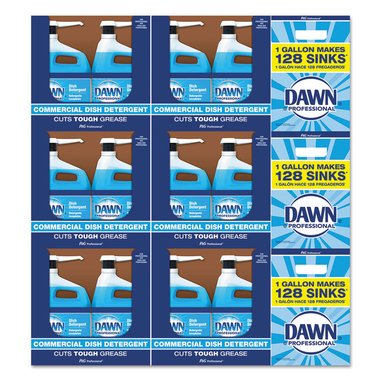 Dawn Professional 08309 1 Gallon / 128 oz. Manual Pot and Pan Detergent  with Pump