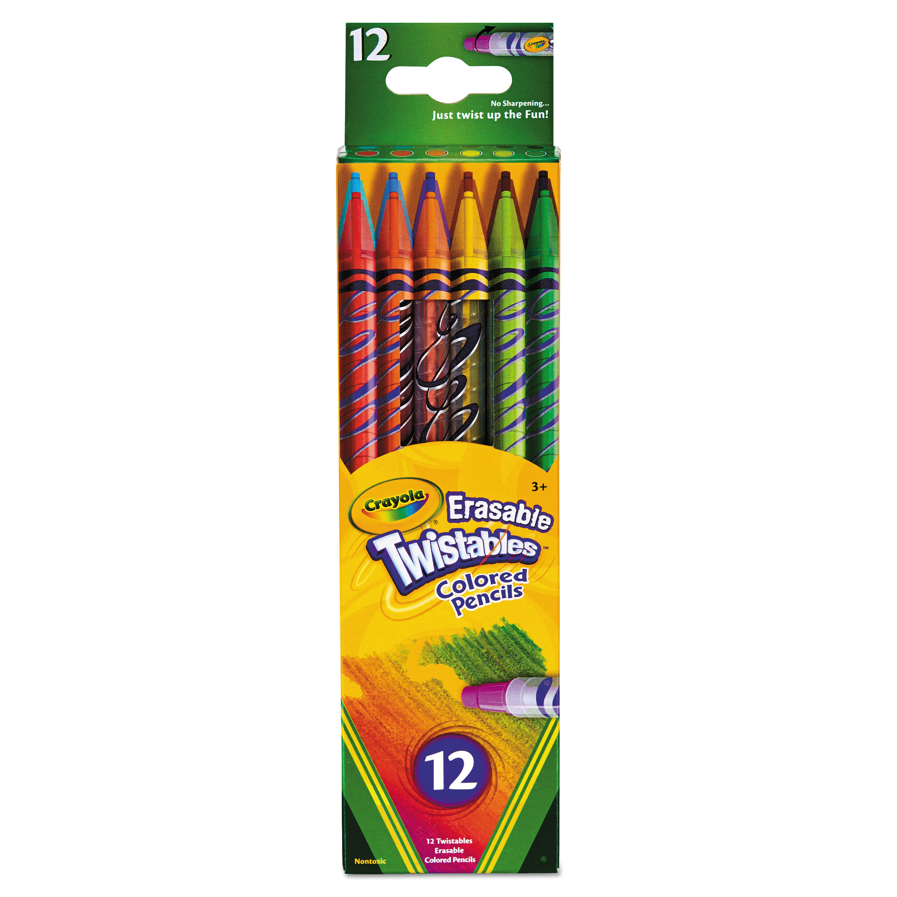 Crayola Erasable Colored Pencils Assorted Colors Pack Of 24 Colored Pencils  - Office Depot