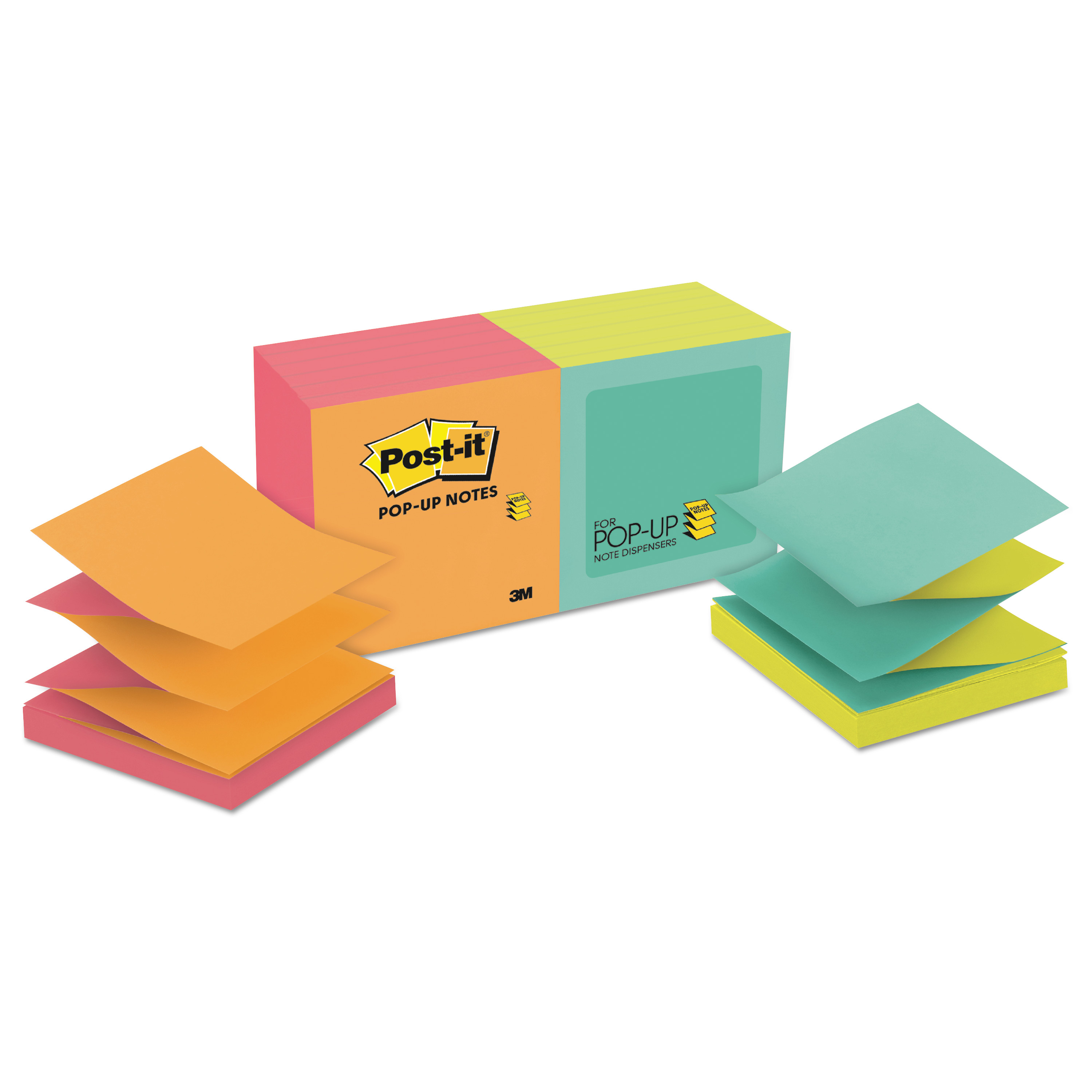 Post-it Pop-Up Cape Town Notes 12 Pack