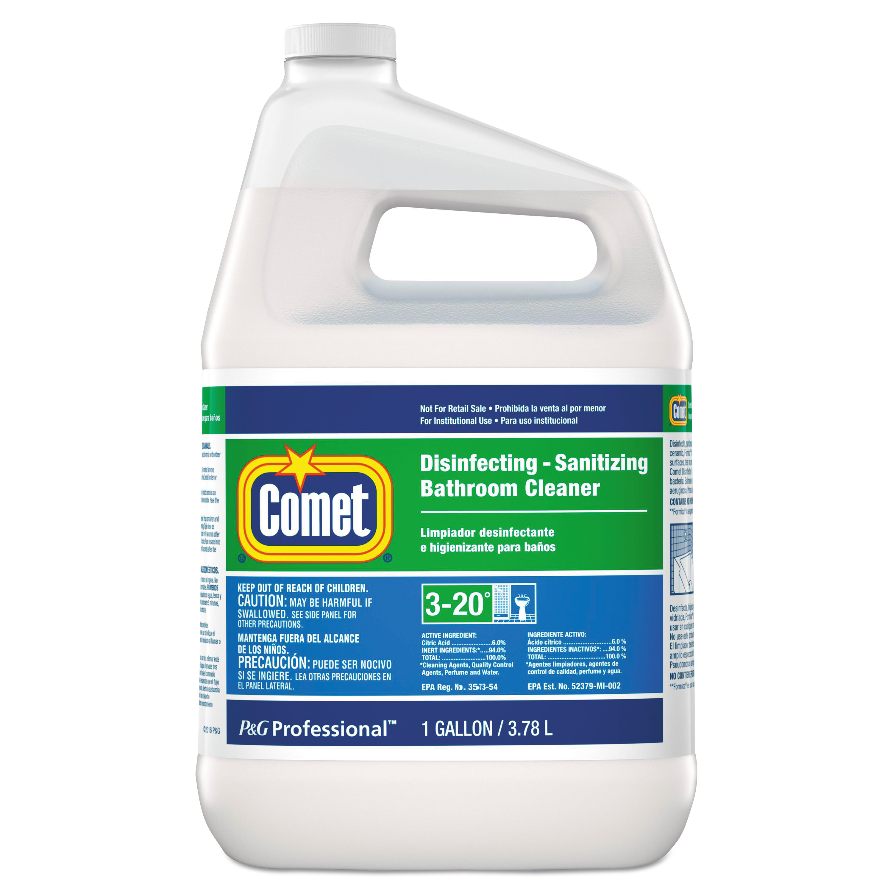 Comet Disinfecting-Sanitizing Bathroom Cleaner 32 oz. Trigger Bottle 8/Carton