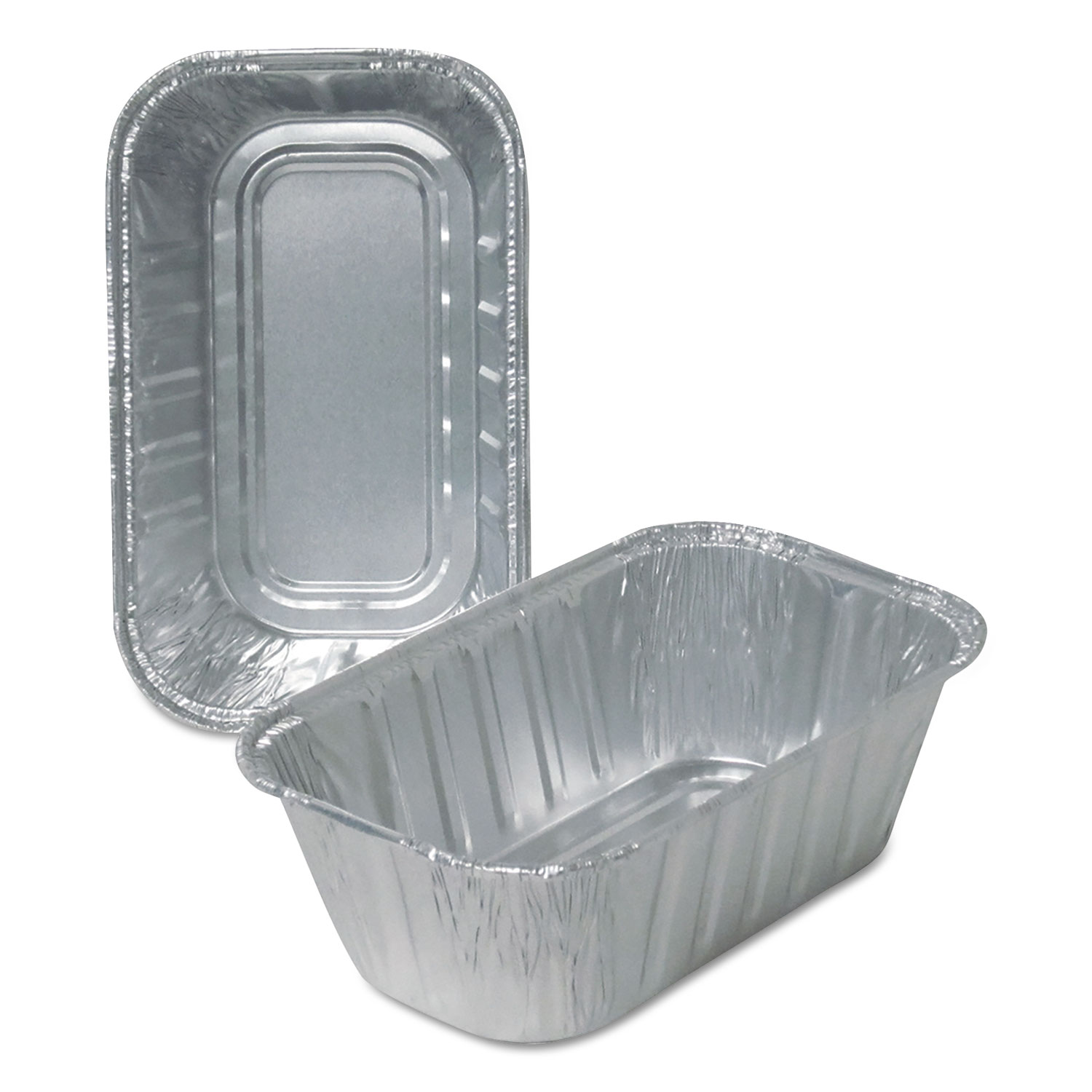 Aluminum Loaf Pans, 1 lb, 6.13 x 3.75 x 2, 500/Carton Aluminum Loaf Pans, 1 lb, 6.13 x 3.75 x 2, 500/Carton
