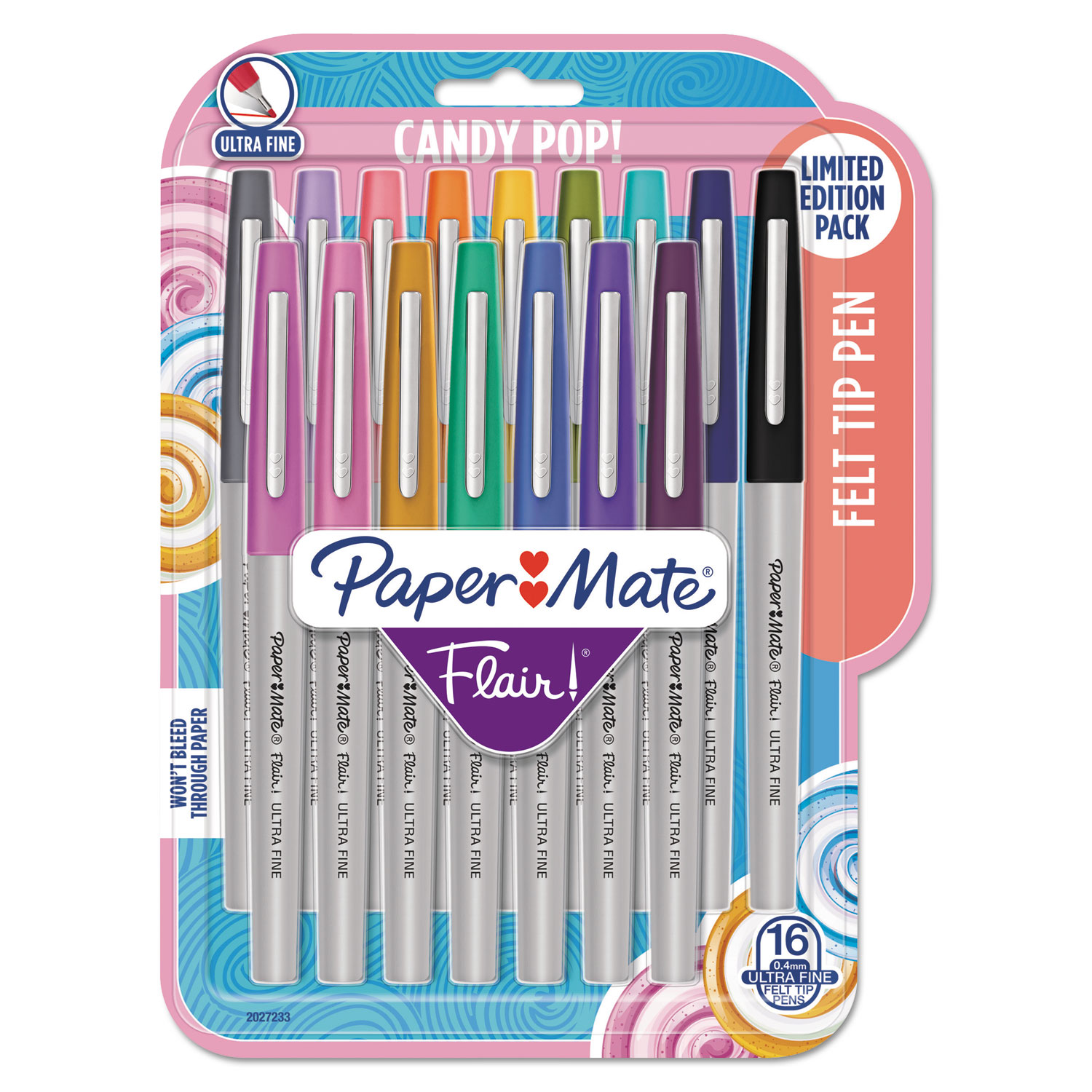 Paper Mate Flair Felt Tip Pens Medium Point Assorted Special Edition Retro  Accents 12 Pack - Office Depot