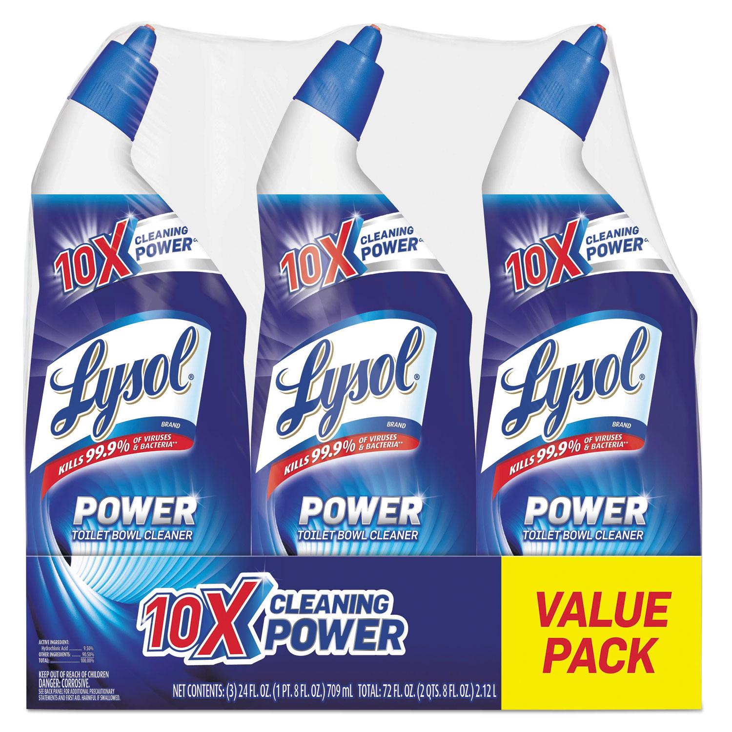 Lysol Toilet Bowl Cleaner, Lime & Rust - 24 fl oz bottle