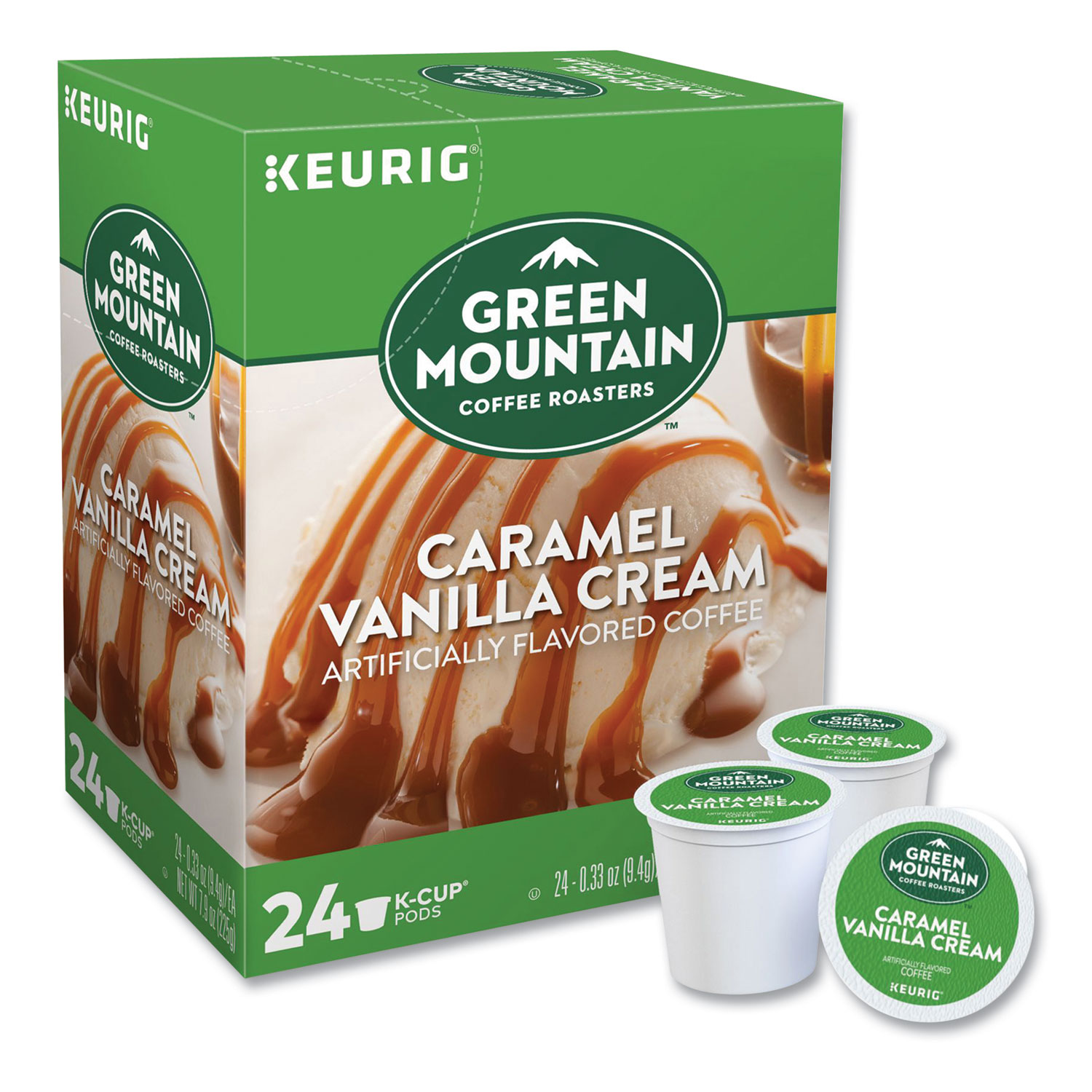 K-Cup Caramel Vanilla Cream Coffee by Green Mountain Coffee