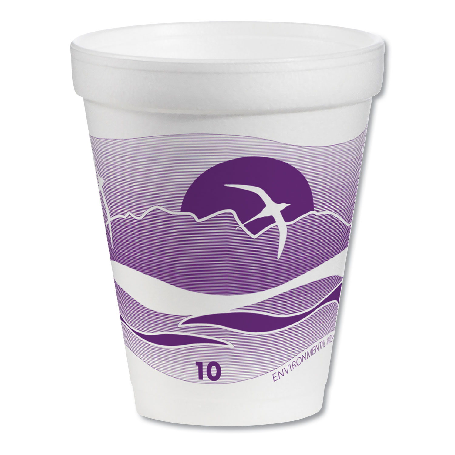 Dart Foam Drink Cups, 20 oz, White, 25/Bag, 20 Bags/Carton