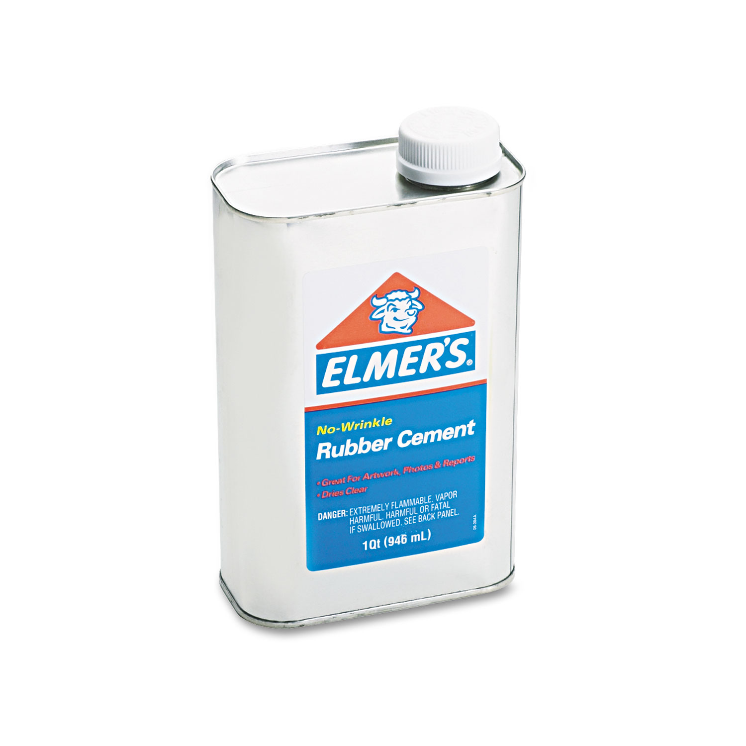 Elmer's Rubber Cement, Clear - 4 oz bottle