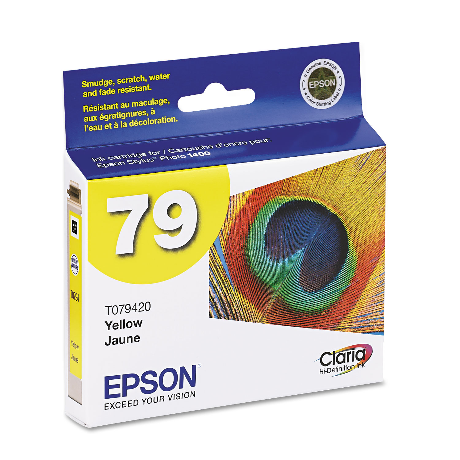 T079520 (79) Claria High-Yield Ink, 810 Page-Yield, Light Cyan T079520 (79) Claria High-Yield Ink, 810 Page-Yield, Light Cyan