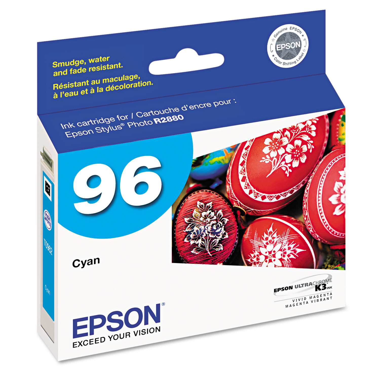 T096220 (96) Ink, 430 Page-Yield, Cyan T096220 (96) Ink, 430 Page-Yield, Cyan