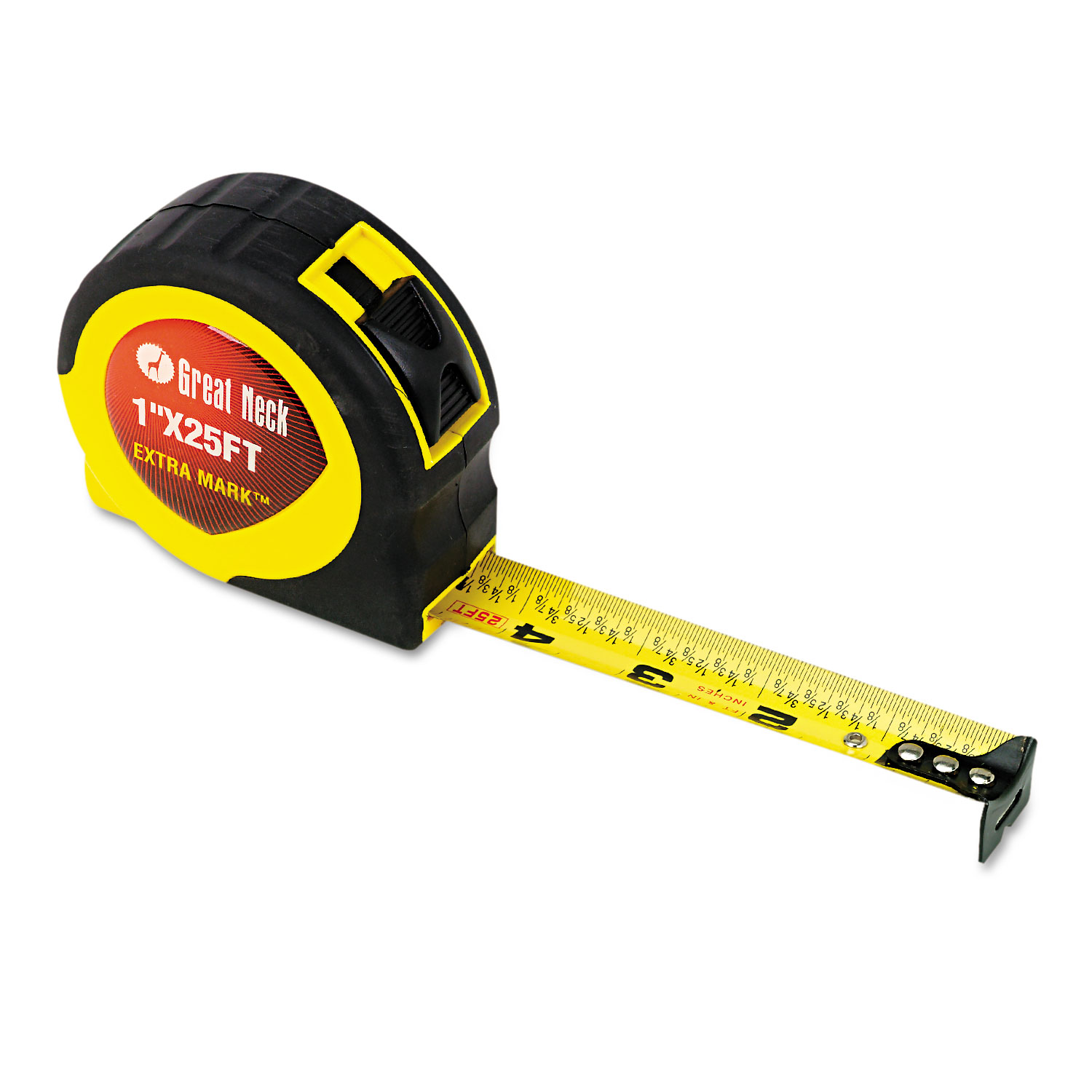 GreatStar Measuring Tape 12 BlackYellow - Office Depot