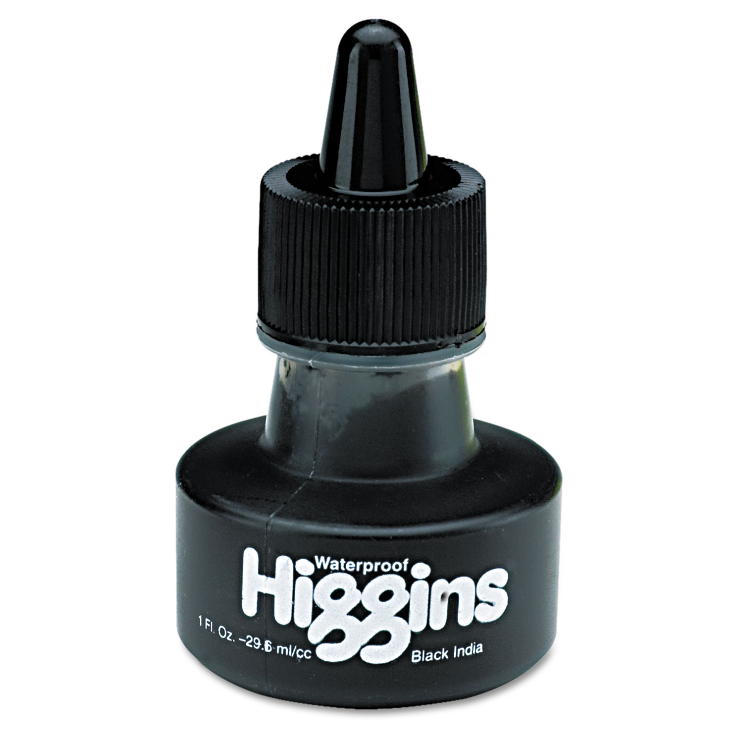 Higgins - Higgins Waterproof India Ink for Art/Technical Pens, Black, 32 oz Bottle, Sold as 1 EA Higgins - Higgins Waterproof India Ink for Art/Technical Pens, Black, 32 oz Bottle, Sold as 1 EA