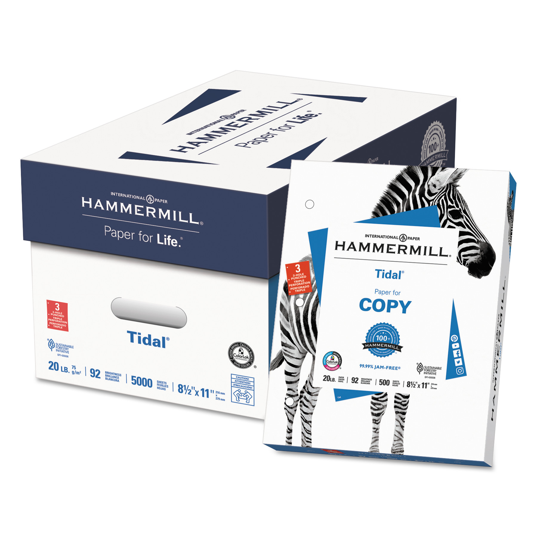 Hammermill Economy Copy Plus Paper, White - 500 count