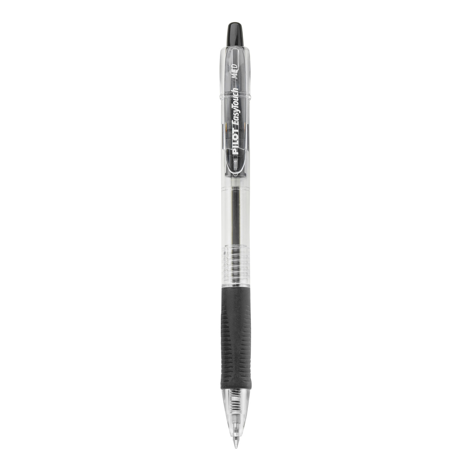 Pilot EasyTouch Refillable & Retractable Ballpoint Pens, Medium Point, Black Ink, 12-Pack (32220)