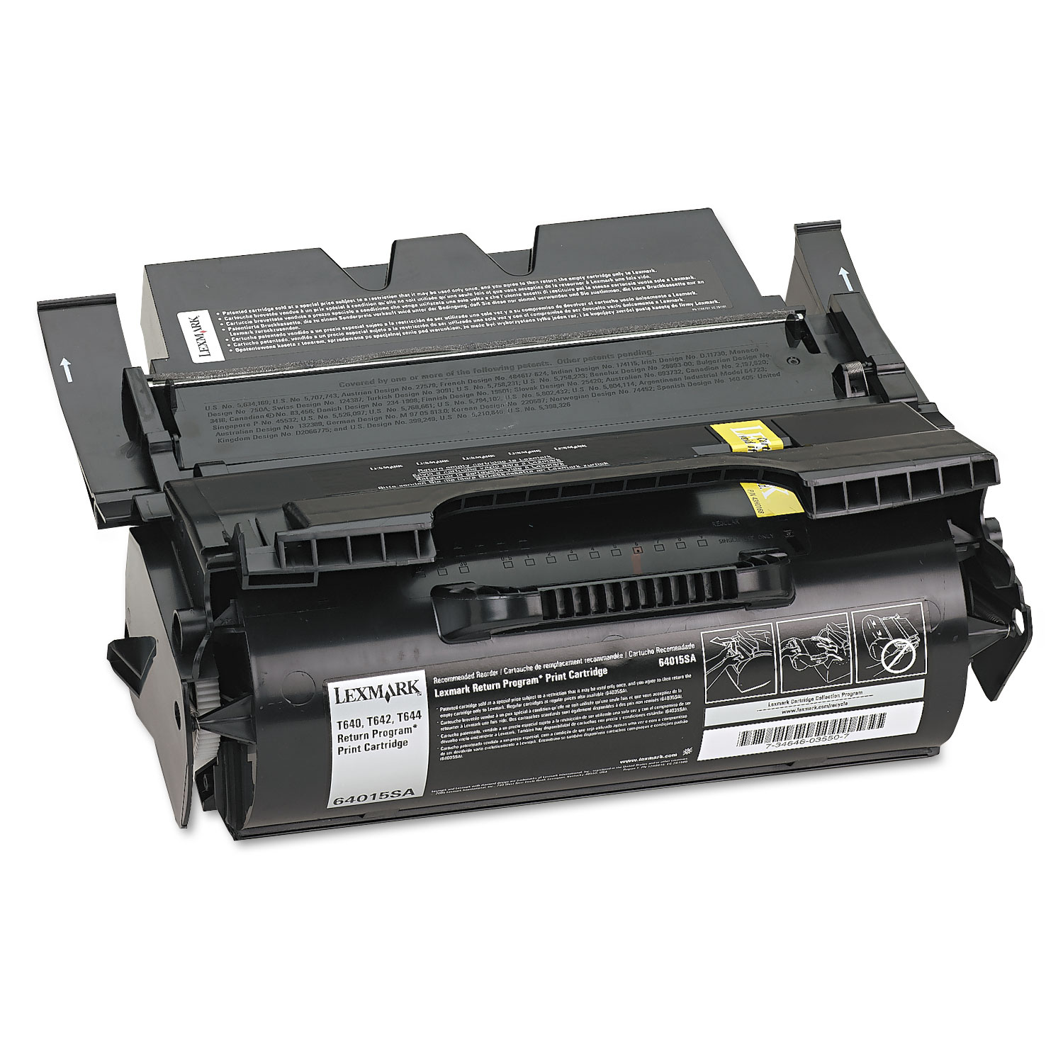 64015SA Return Program Toner, 6,000 Page-Yield, Black 64015SA Return Program Toner, 6,000 Page-Yield, Black