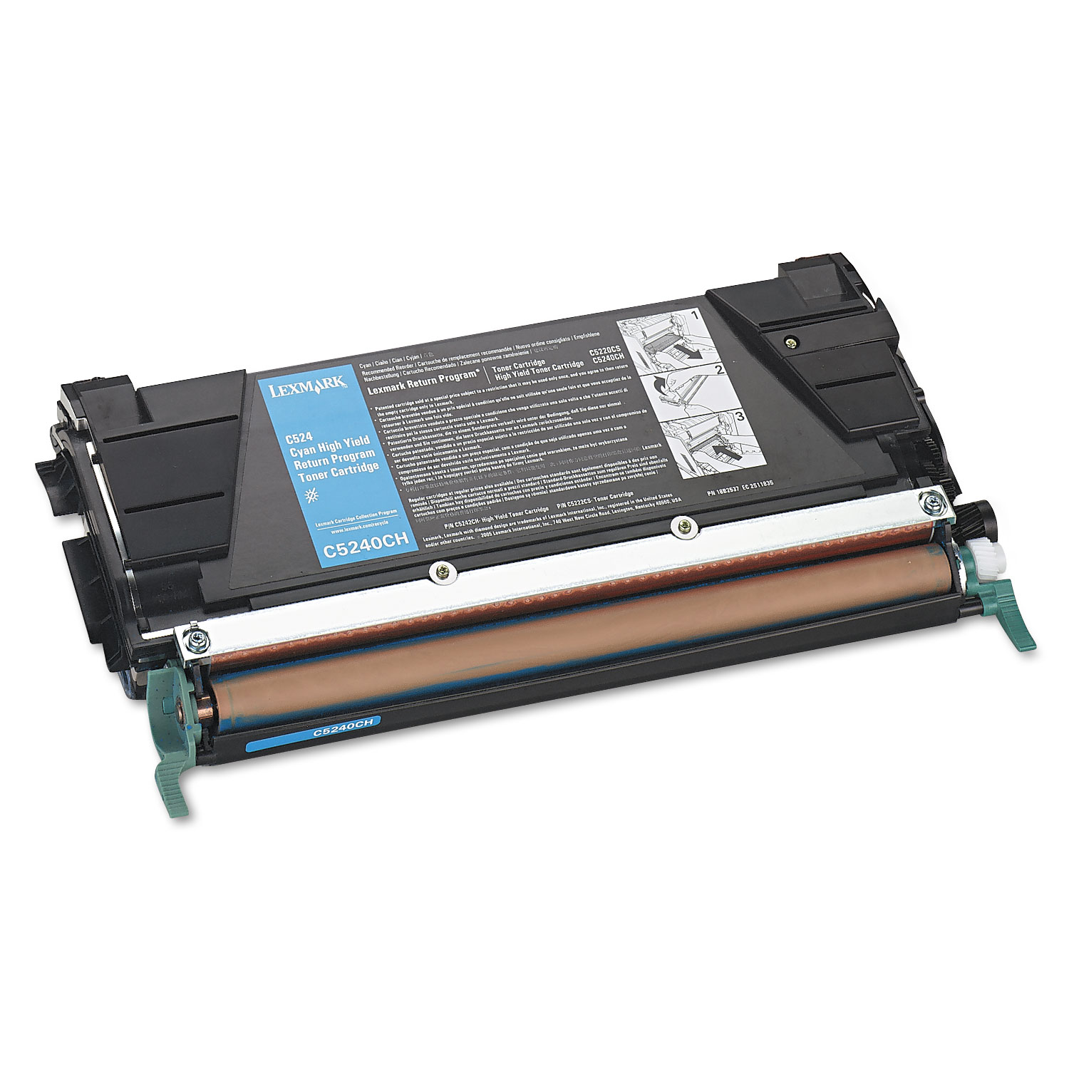 C5240CH Return Program High-Yield Toner, 5,000 Page-Yield, Cyan C5240CH Return Program High-Yield Toner, 5,000 Page-Yield, Cyan