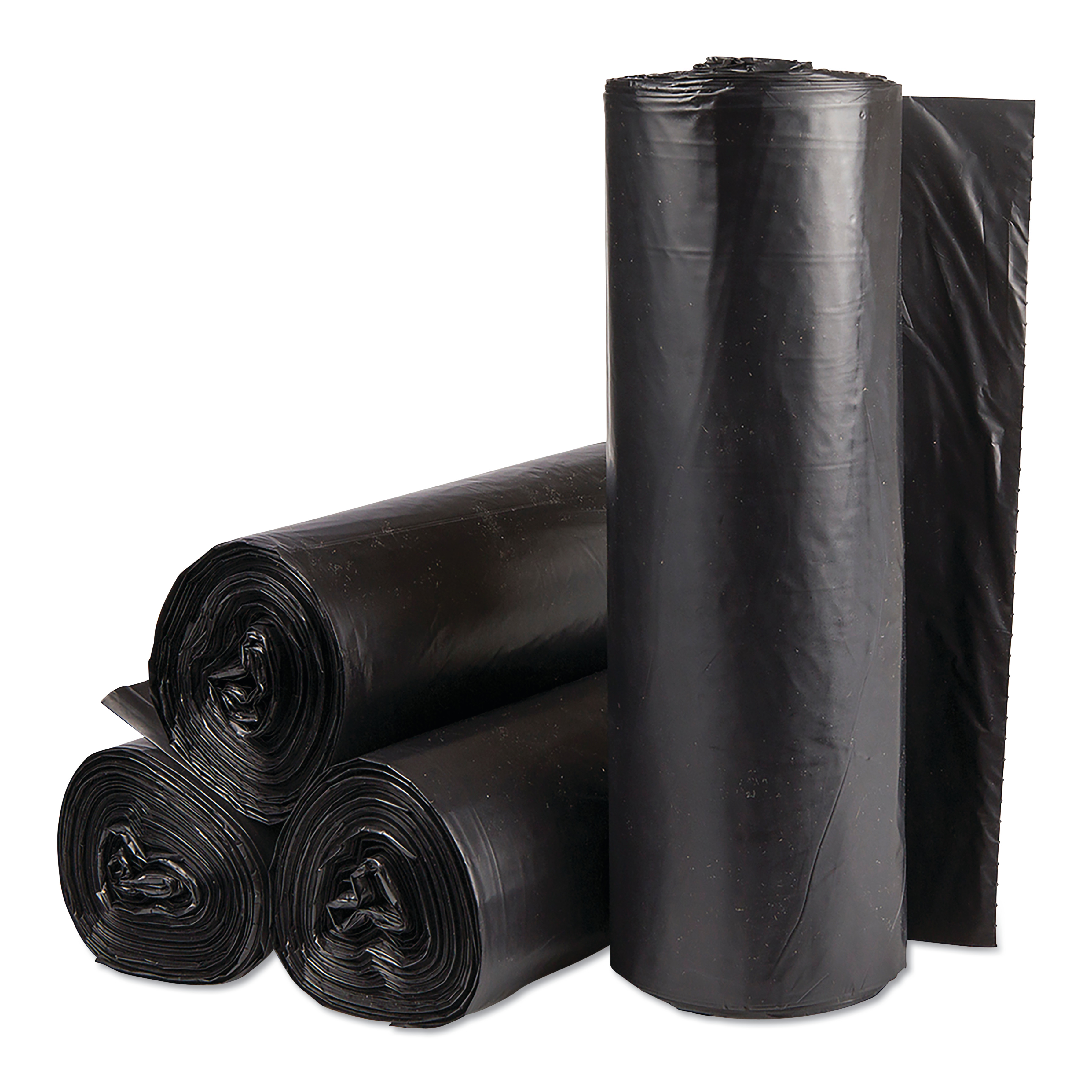 Inteplast Group Institutional Low-Density Can Liners, 10 gal, 1.3 mil, 24 x 23, Red, 250/Carton