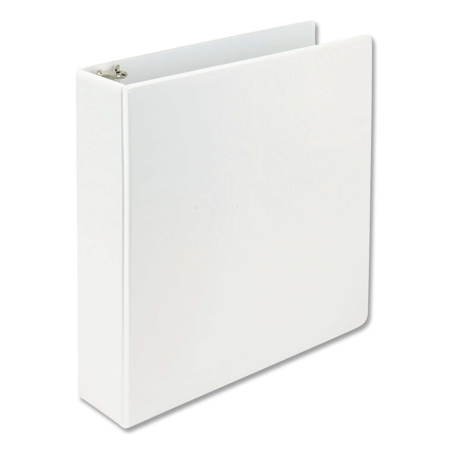Samsill Nonstick D-Ring View Binder, 6 Capacity, White