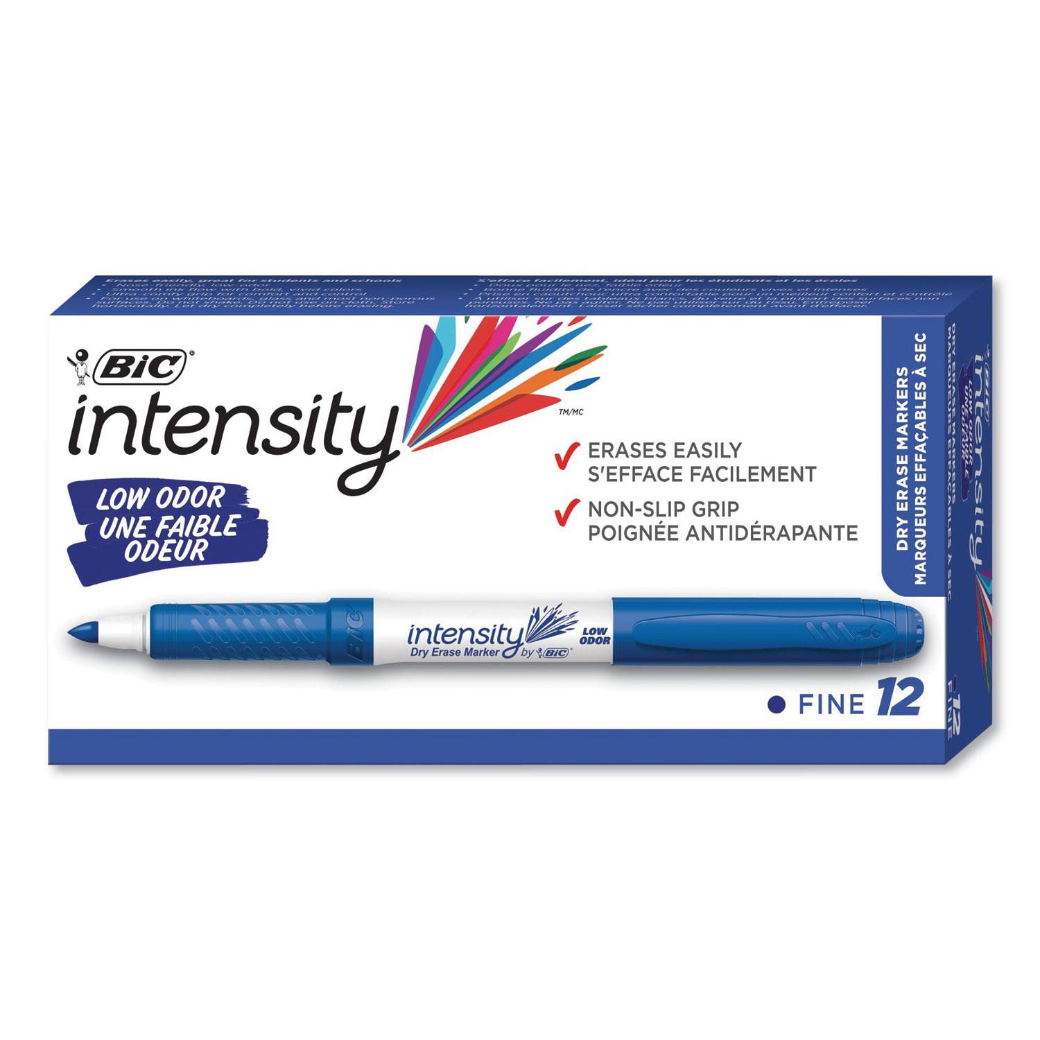Intensity Low Odor Fine Point Dry Erase Marker by BIC® BICGDE11BE