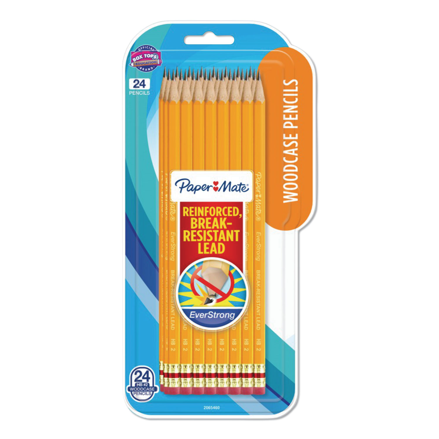 Paper Mate EverStrong #2 Pencils HB (#2) Black Lead Yellow Barrel 24/Pack