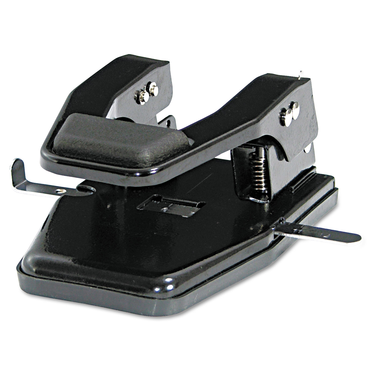 Universal 30-Sheet Two-Hole Punch, 9/32 Holes, Black