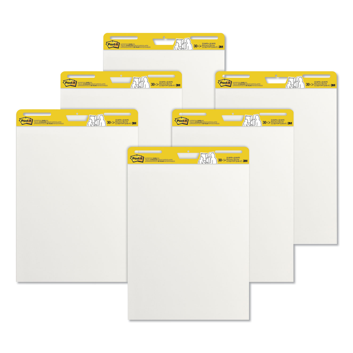 Vertical-Orientation Self-Stick Easel Pad Value Pack by Post-it