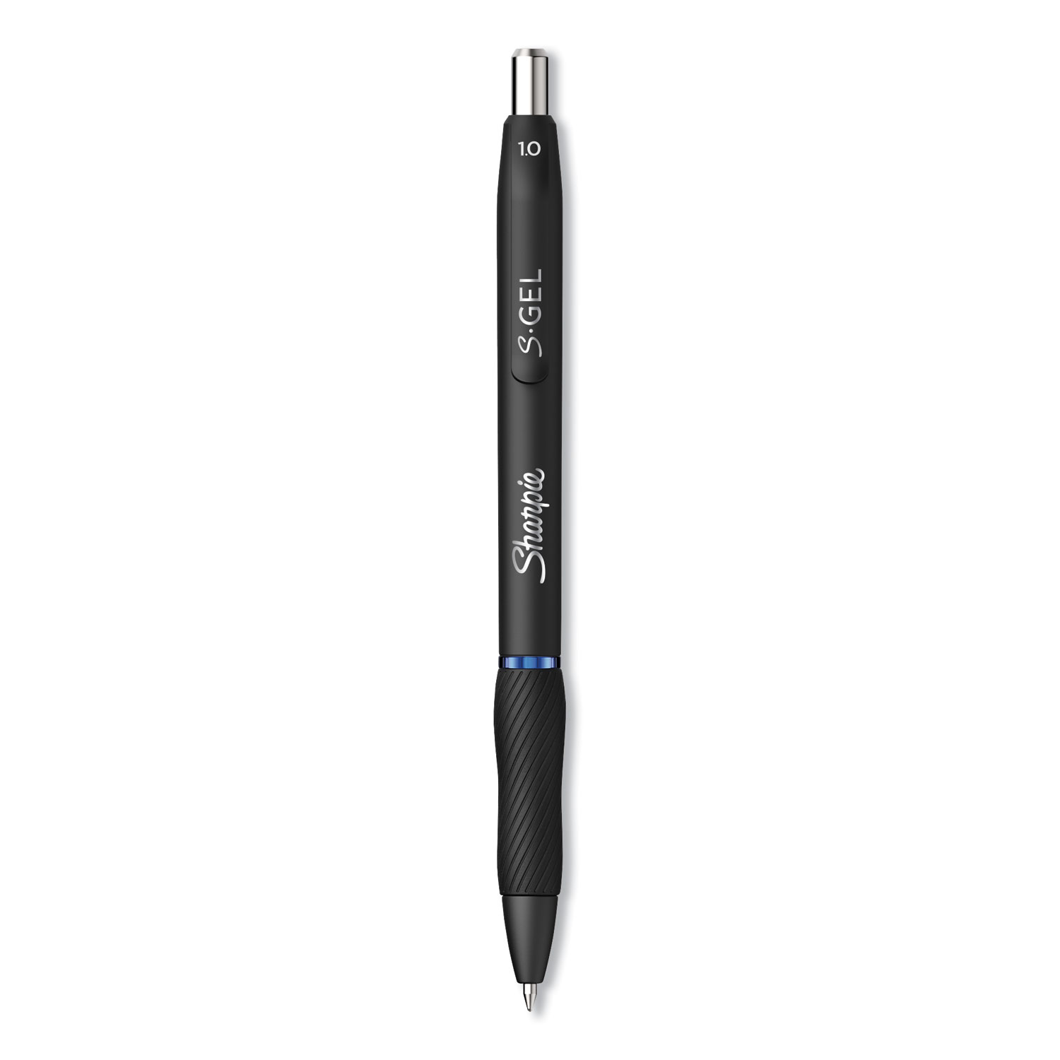 Sharpie S-Gel S-Gel Retractable Gel Pen, Bold 1 mm, Blue Ink, Black