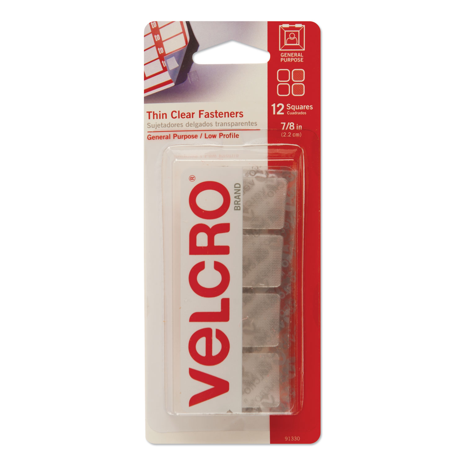 VELCRO® BRAND ULTRA-MATE® - LOW PROFILE - ADHESIVE FASTENERS