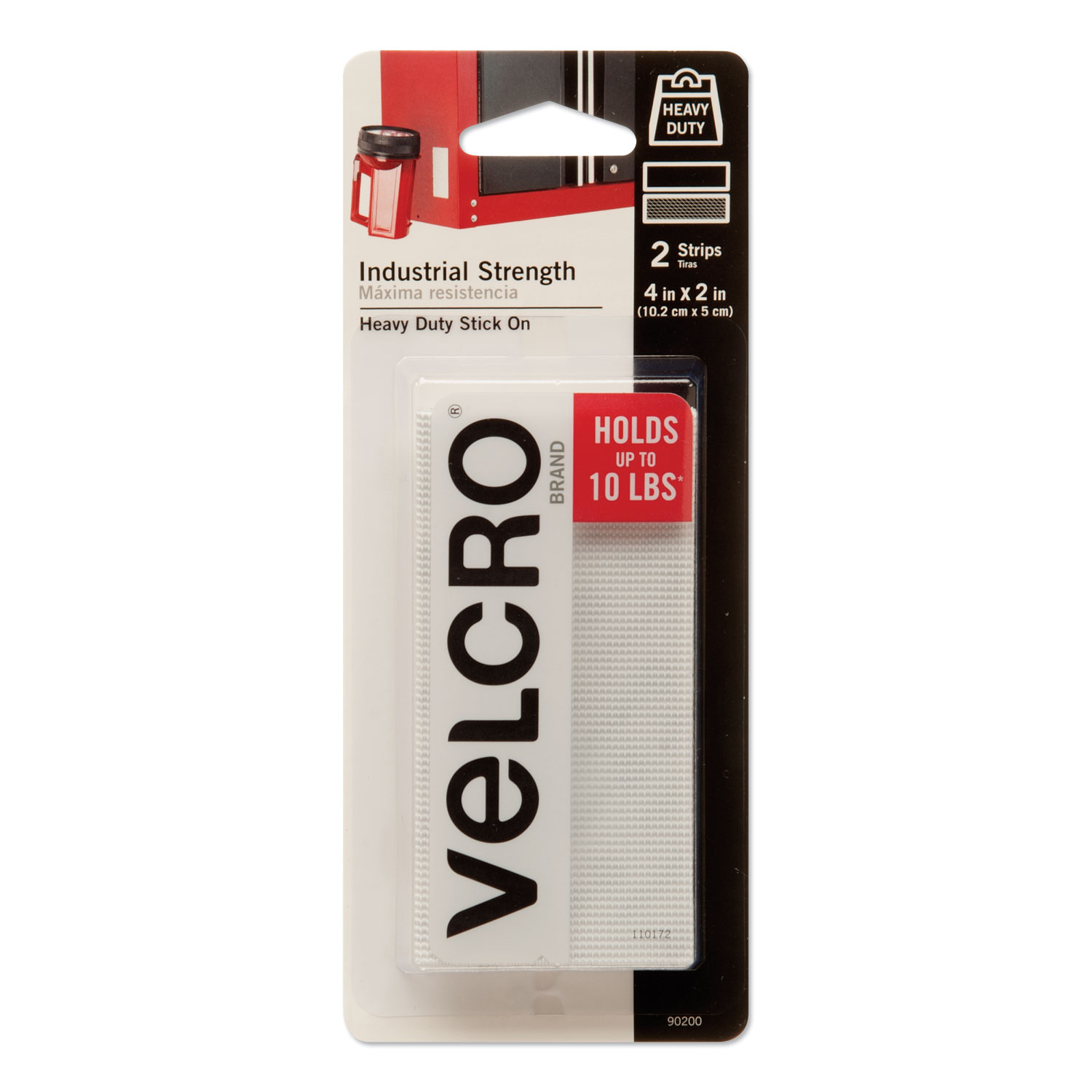 Velcro Brand Industrial Strength Low Profile Tape 1x10' White