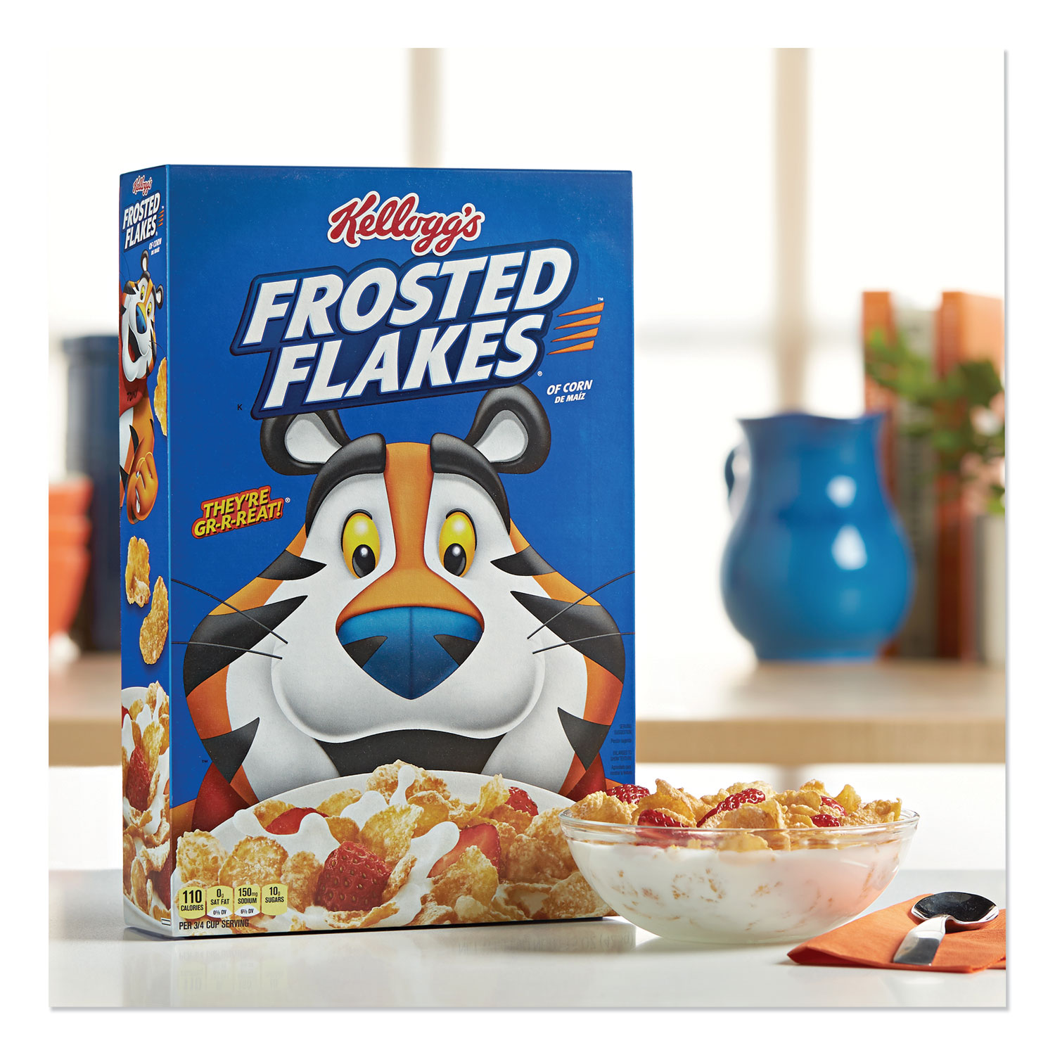 Kellogg's Corn Flakes Cereal 26 oz. - 4/Case