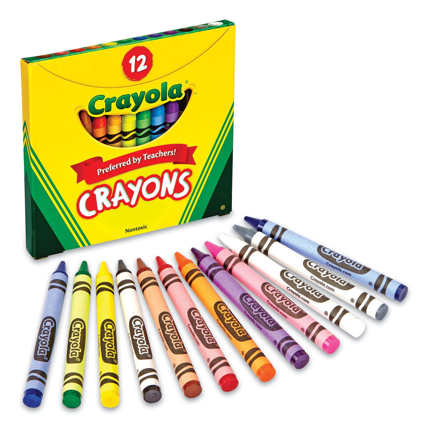 Crayola Classic Color Nontoxic Crayons Assorted, Preferred By