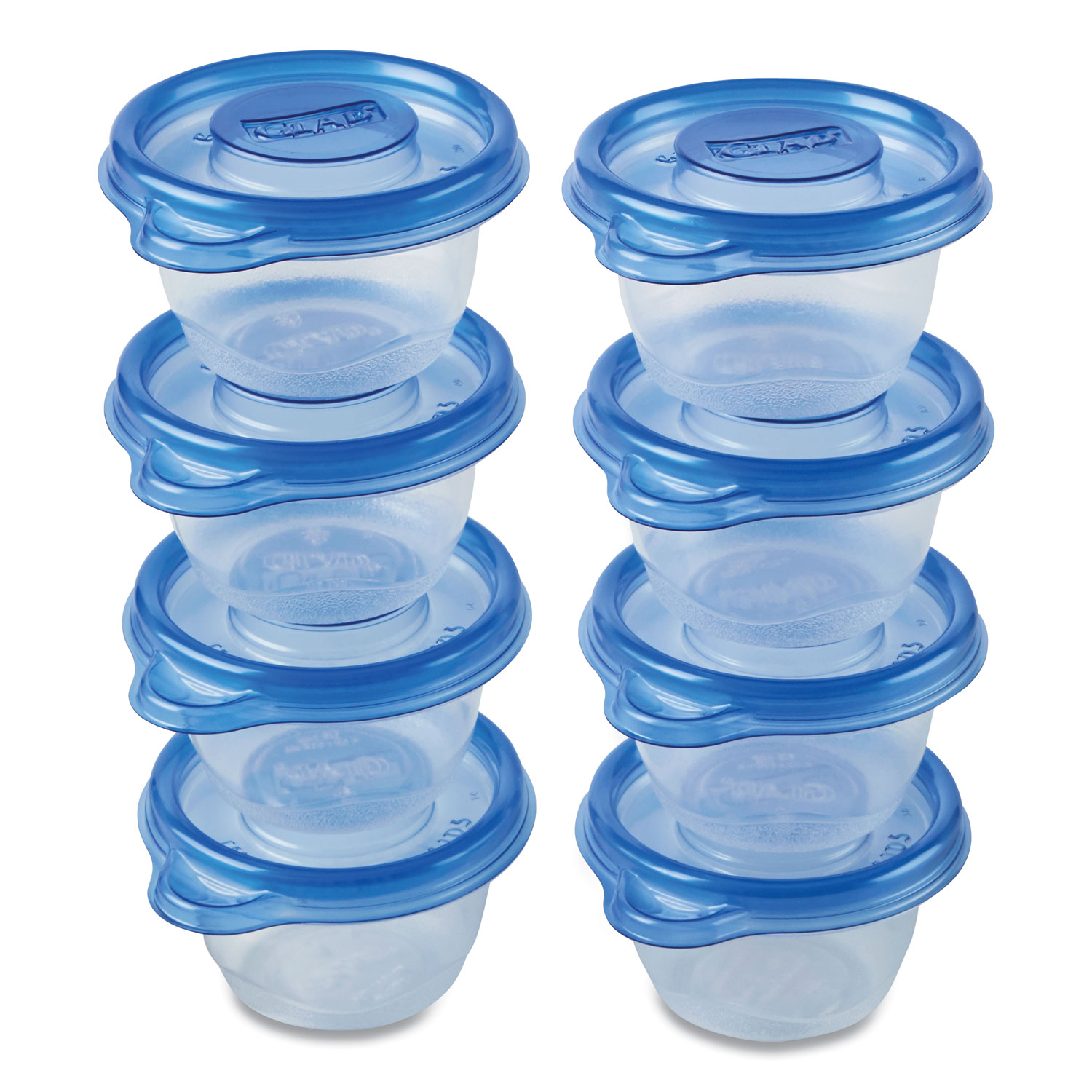 Glad Deep Dish Food Storage Containers, 3-Pack