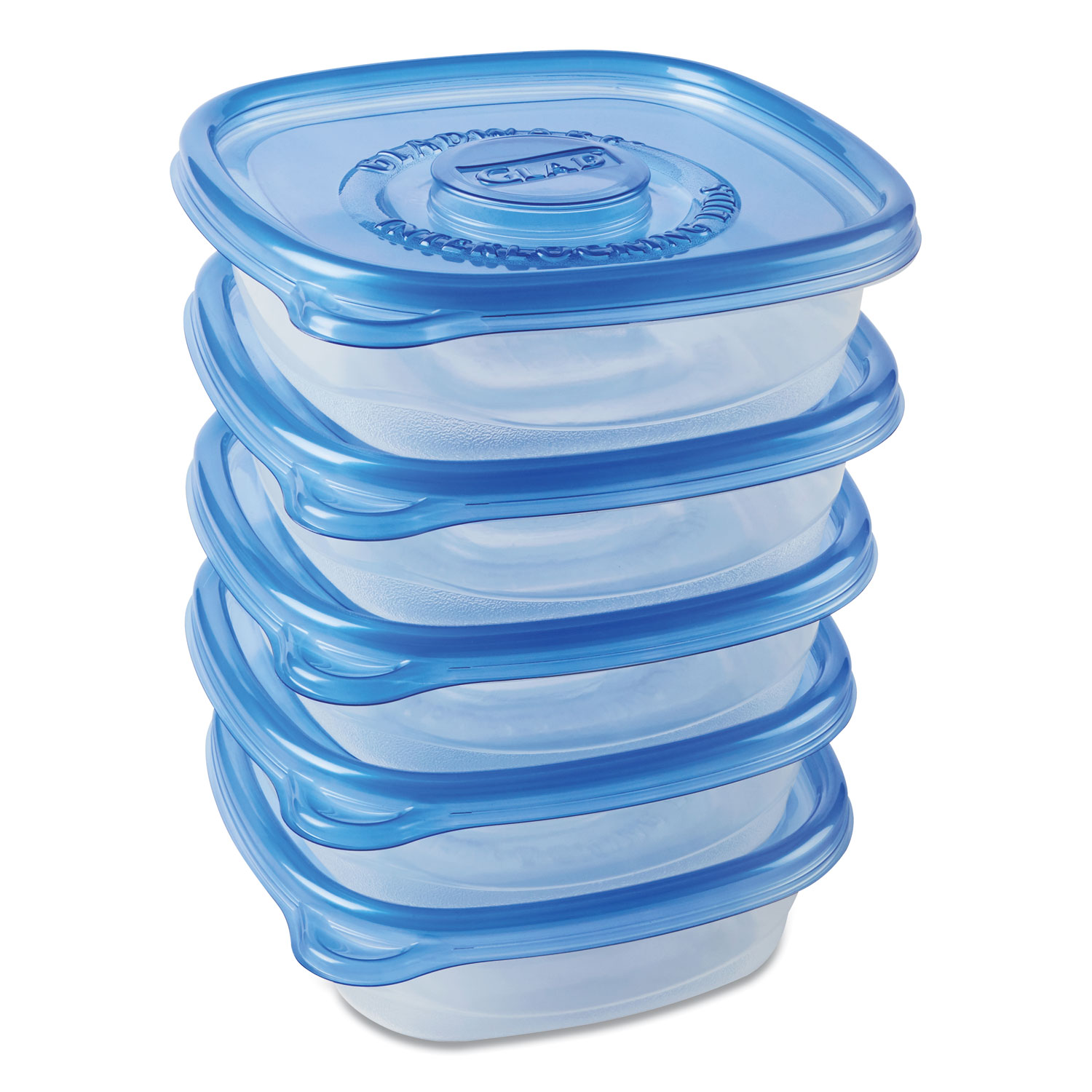 GladWare Containers Deep Dish Large with Lids 64 oz ea