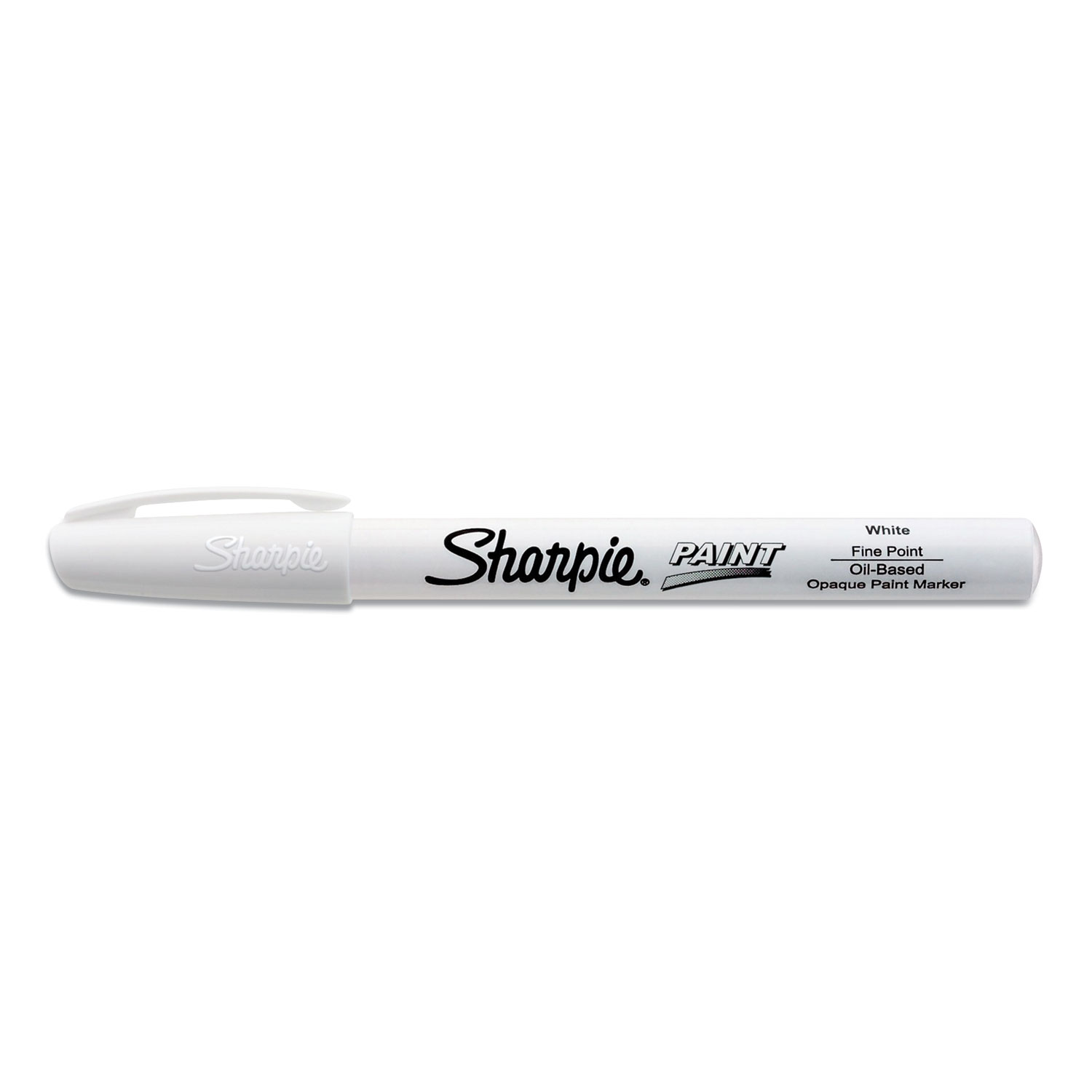 Sharpie Permanent Paint Marker, Fine Bullet Tip, White, Dozen SAN2107616