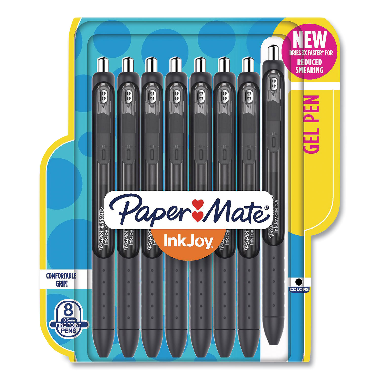 Paper Mate InkJoy Gel Pens Medium Point 0.7 mm Assorted Barrels Assorted  Ink Colors Pack Of 14 - Office Depot
