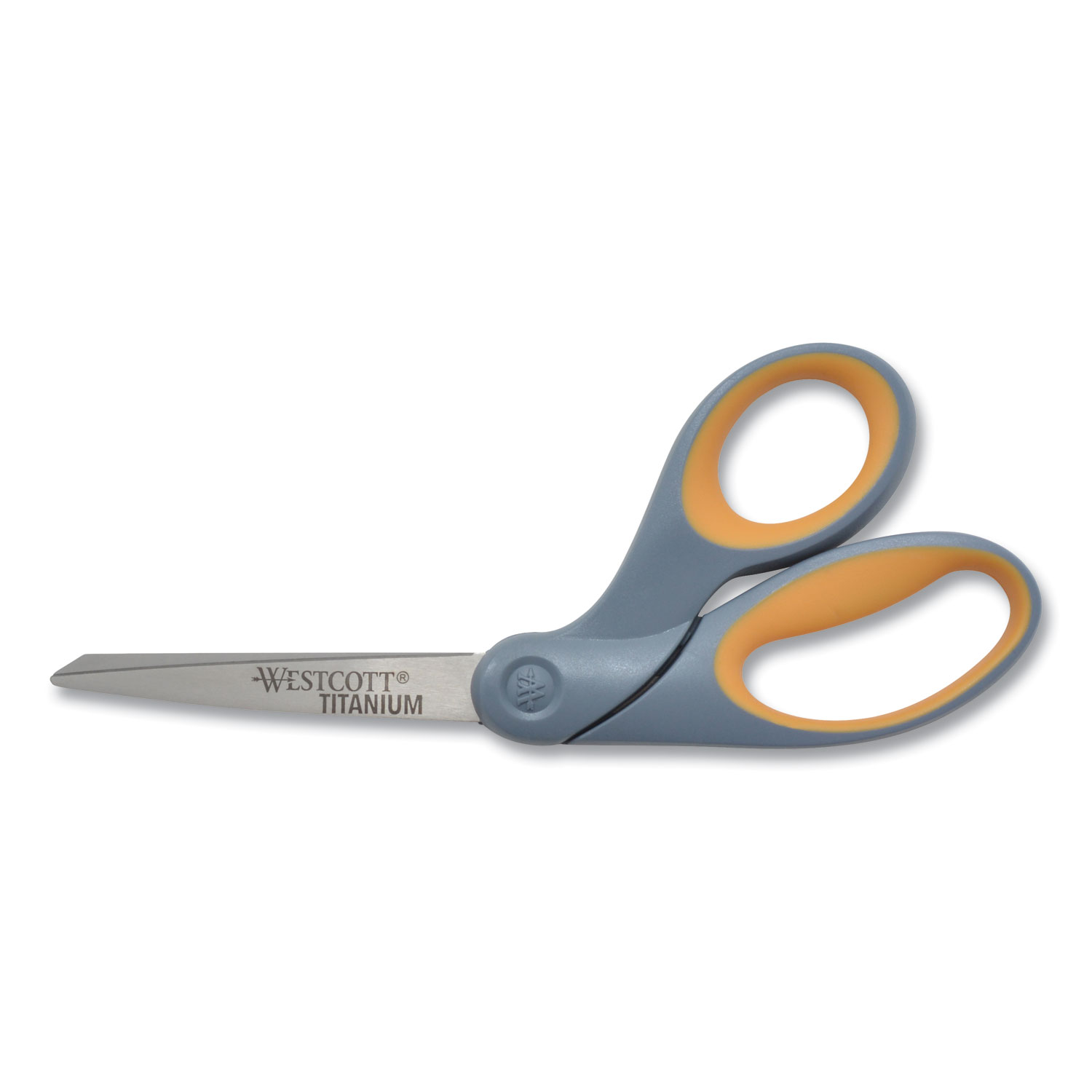 Westcott Titanium Bonded Scissors 7 Straight GrayYellow - Office Depot