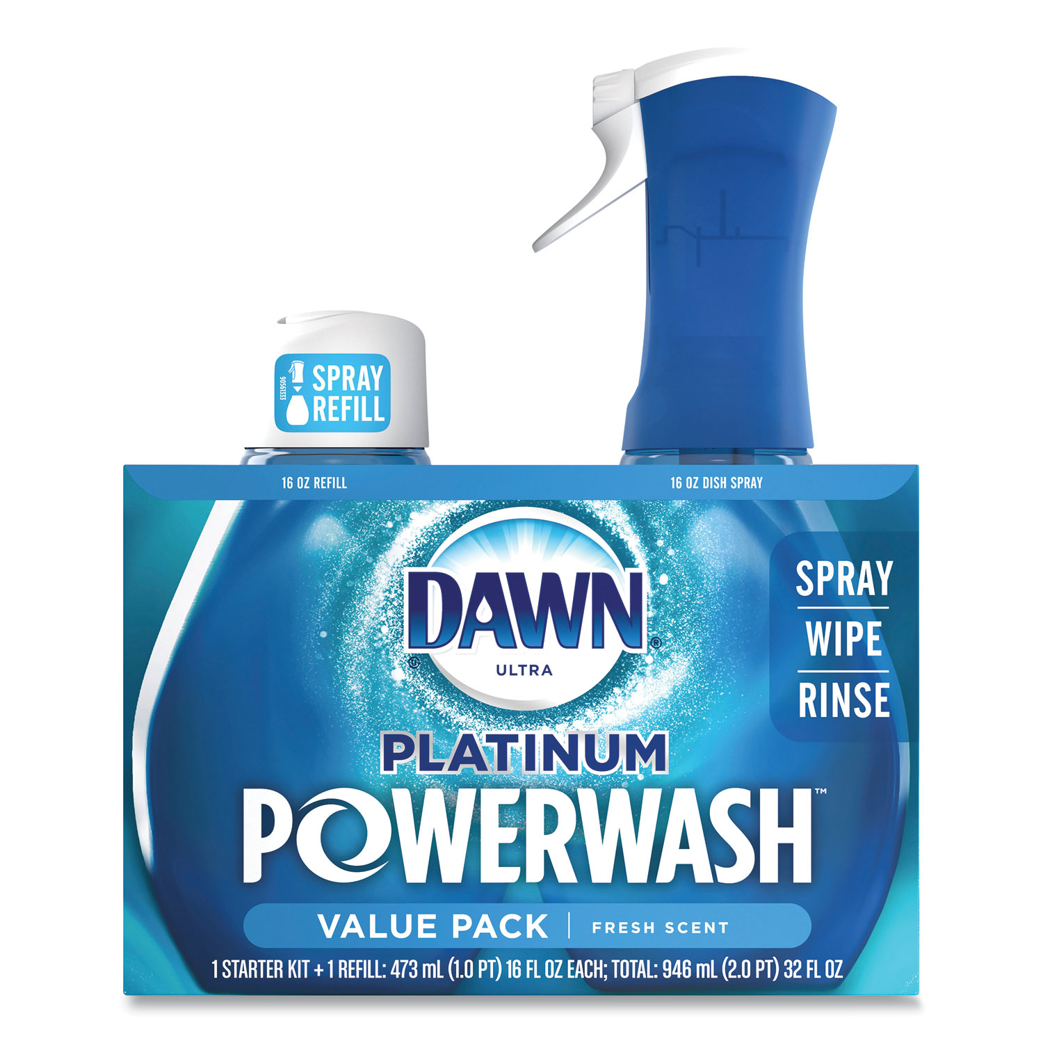 Dawn Platinum Powerwash Fresh Scent Liquid Dish Spray 16 oz 1 pk