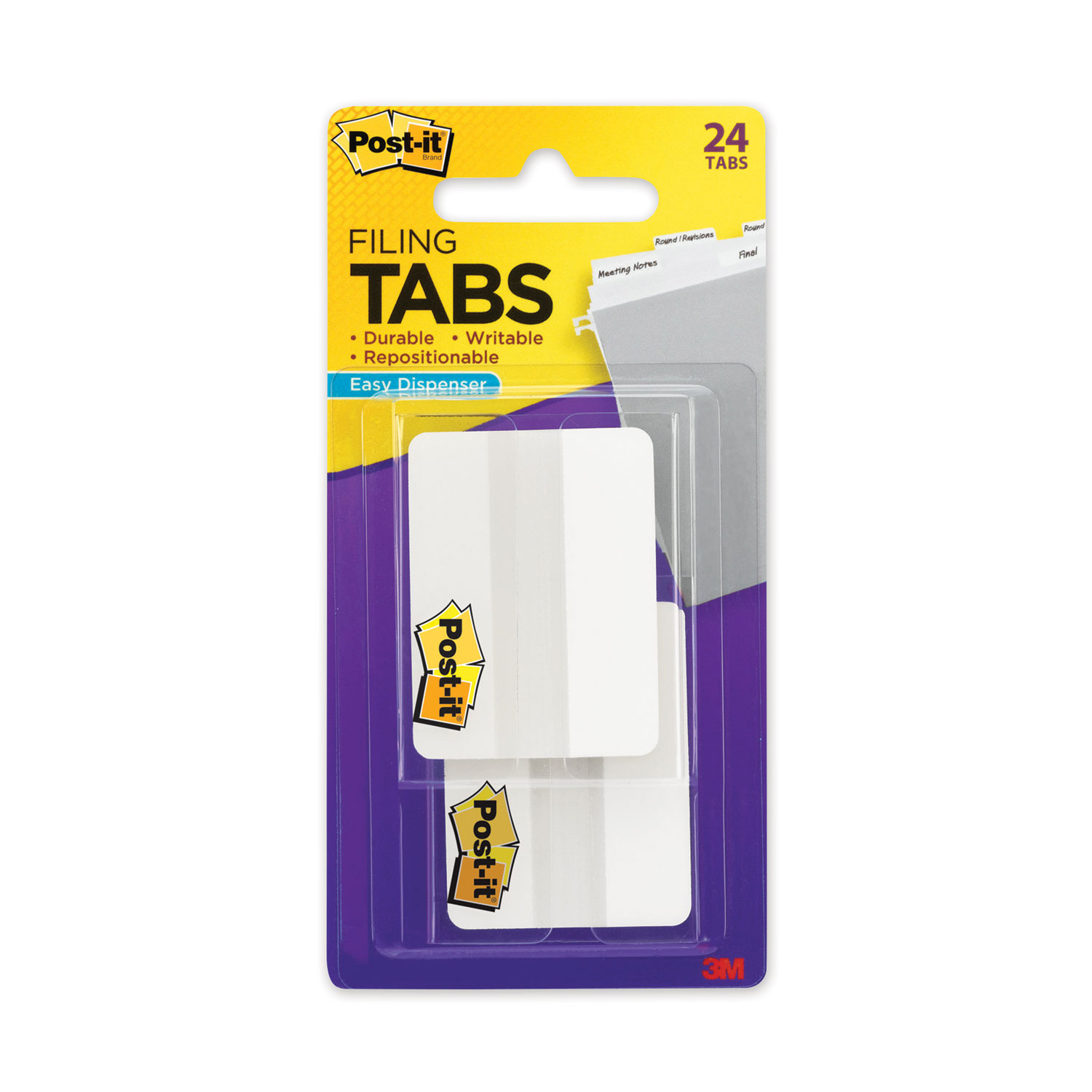 Solid Color Tabs by Post-it® Tabs MMM70005080844 | OnTimeSupplies.com
