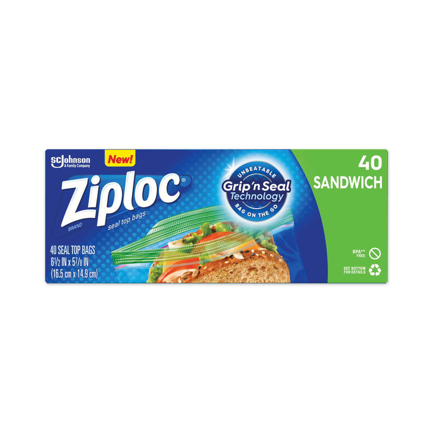 Ziploc Sandwich Bags - SJN315885CT 