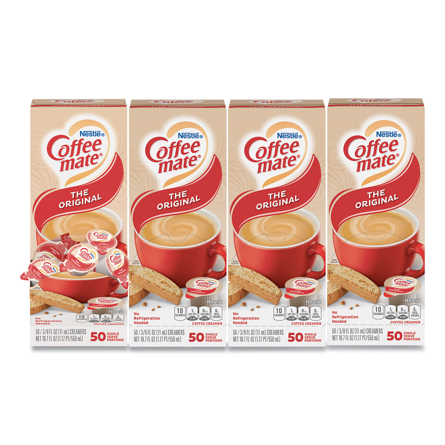 Nestle Coffee mate Original Liquid Coffee Creamer Singles, 24 Count 9 fl  oz.